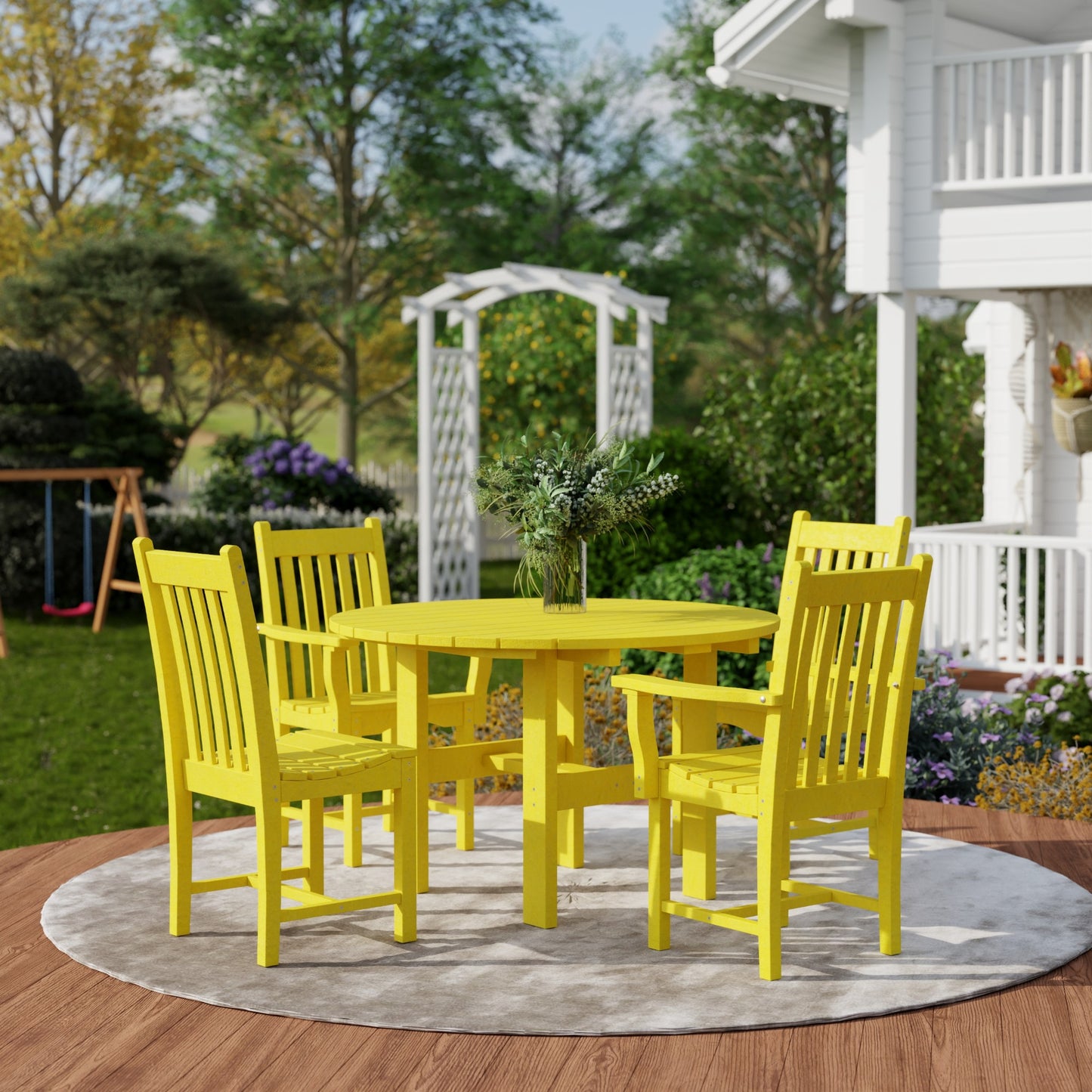 Wildridge Classic 5-Piece 46" Round Dining Set with Dining Chairs - LEAD TIME TO SHIP 4 TO 6 WEEKS
