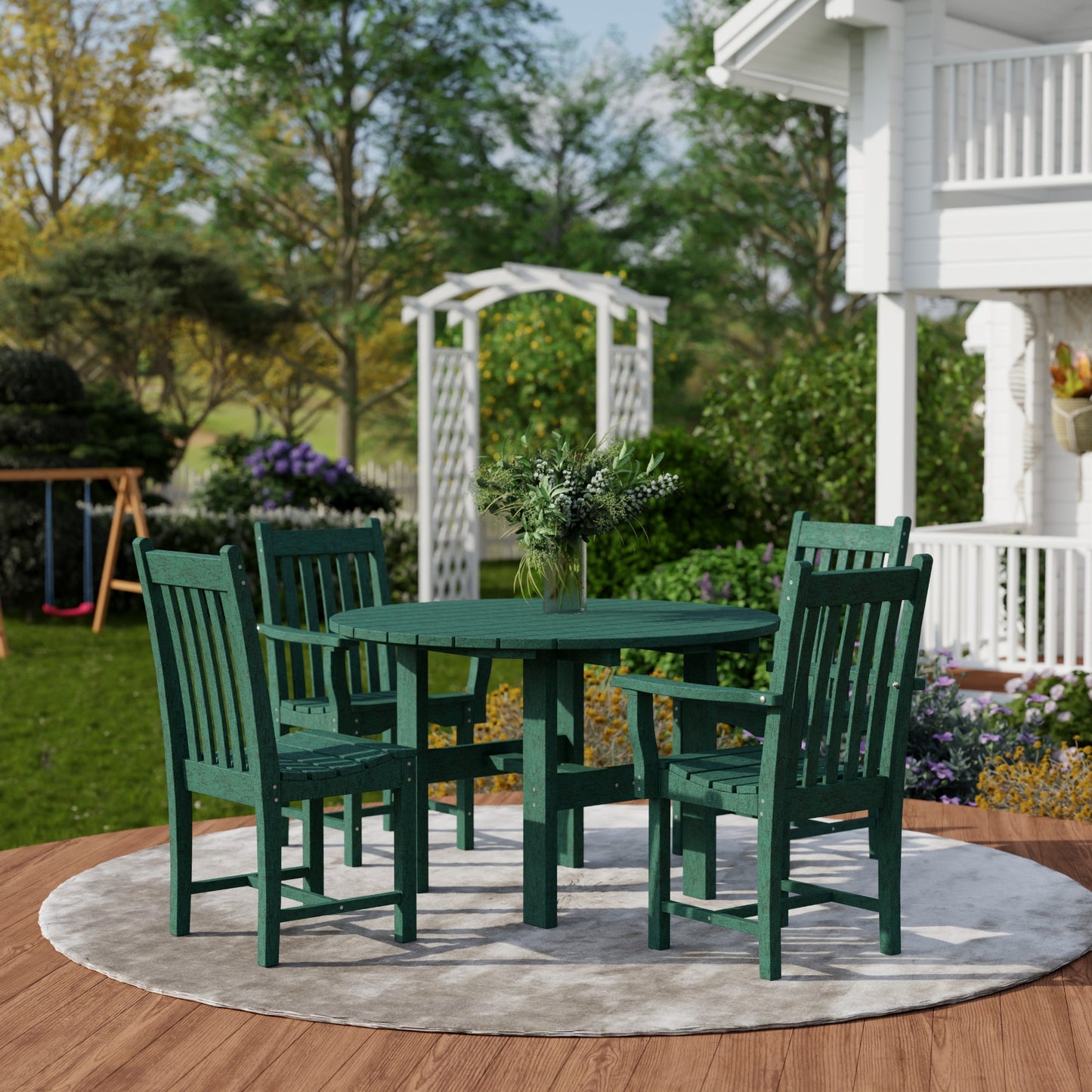 Wildridge Classic 5-Piece 46" Round Dining Set with Dining Chairs - LEAD TIME TO SHIP 4 TO 6 WEEKS