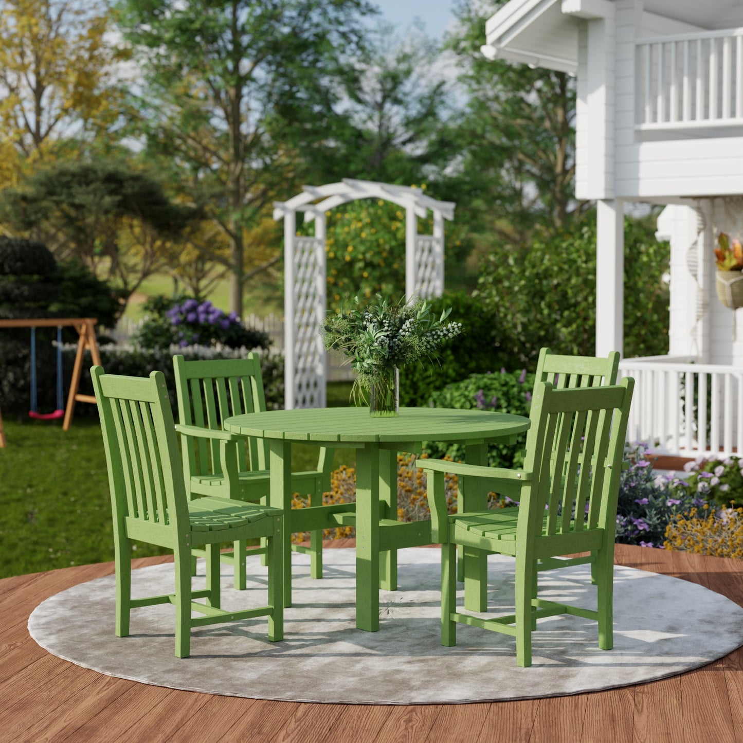Wildridge Classic 5-Piece 46" Round Dining Set with Dining Chairs - LEAD TIME TO SHIP 4 TO 6 WEEKS