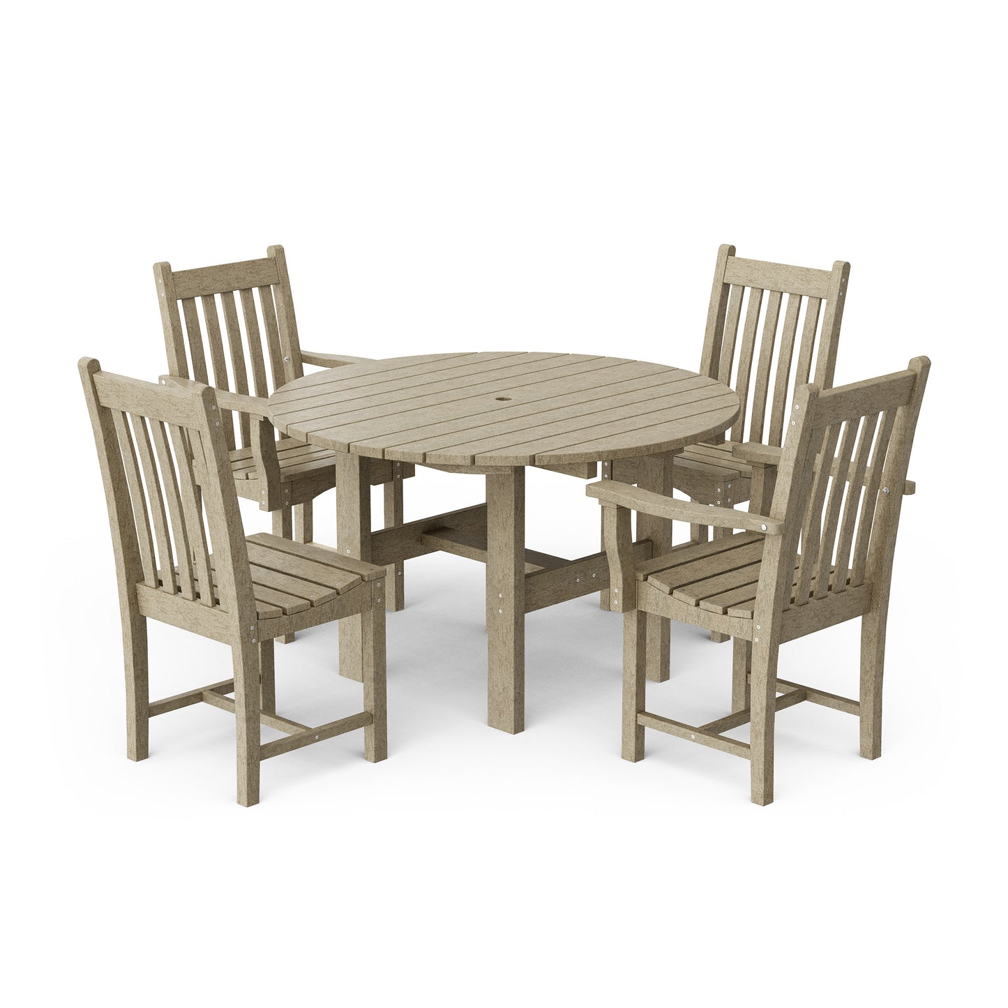 Wildridge Classic 5-Piece 46" Round Dining Set with Dining Chairs - LEAD TIME TO SHIP 4 TO 6 WEEKS