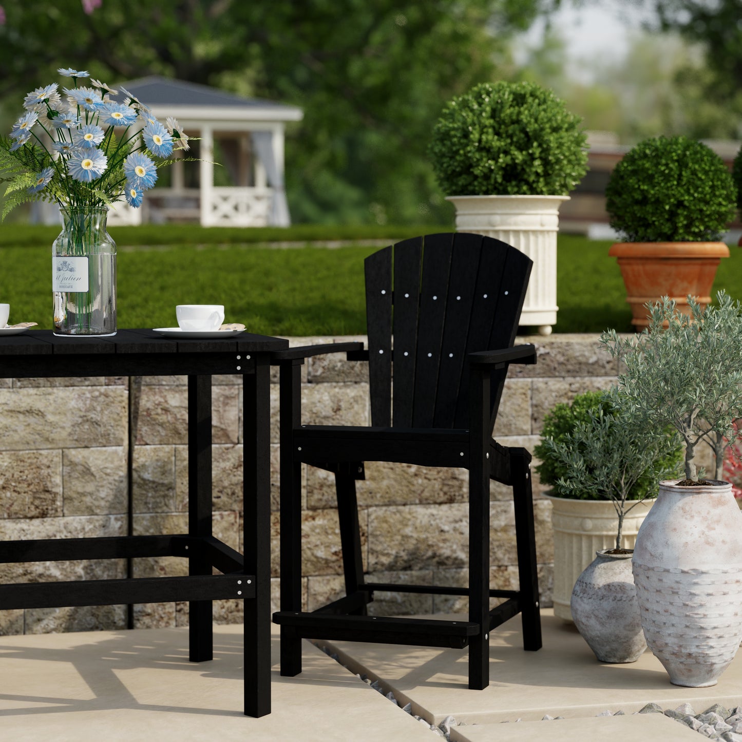 Wildridge Classic Outdoor 3-Piece Counter Set (COUNTER HEIGHT) - LEAD TIME TO SHIP 4 TO 6 WEEKS