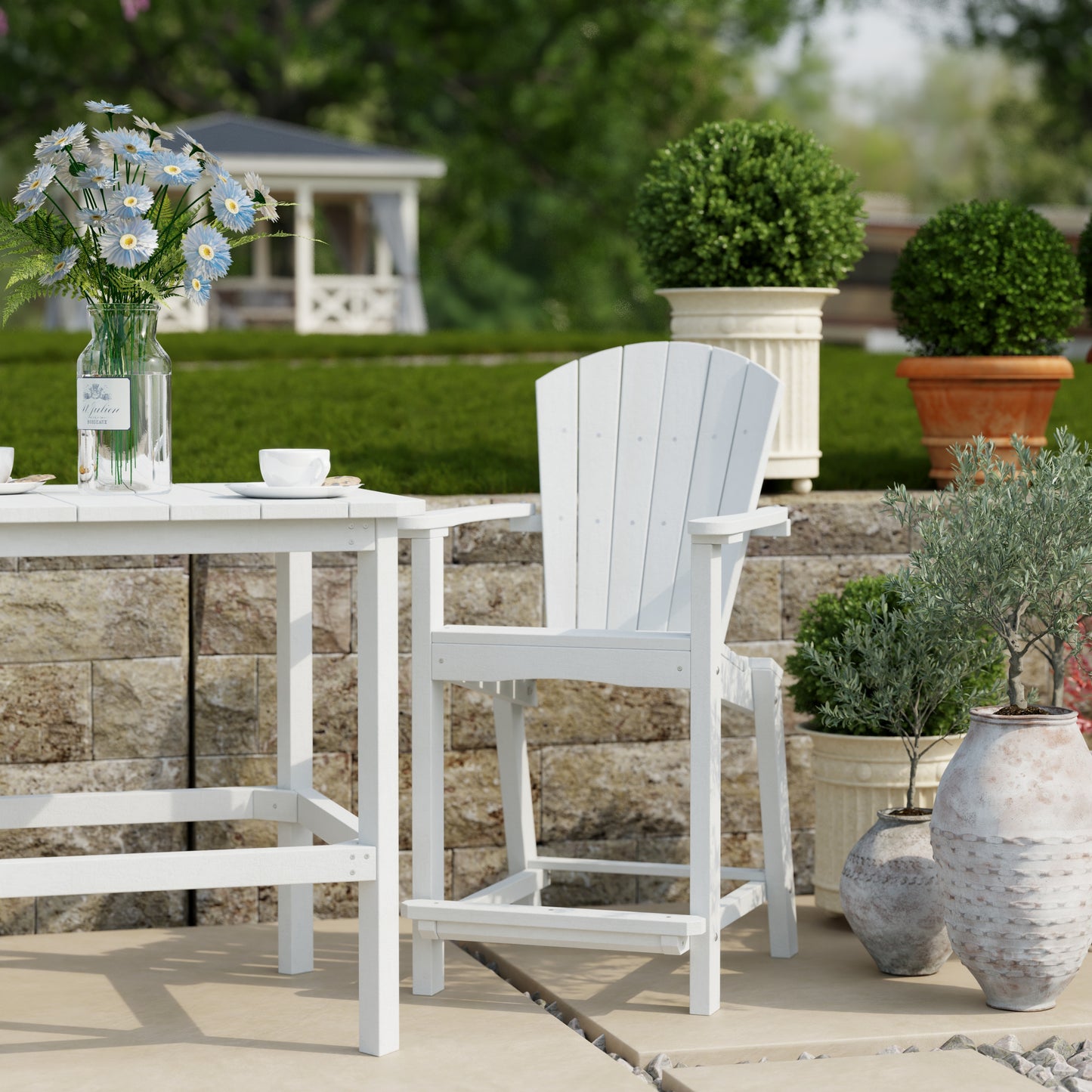 Wildridge Classic Outdoor 3-Piece Counter Set (COUNTER HEIGHT) - LEAD TIME TO SHIP 4 TO 6 WEEKS