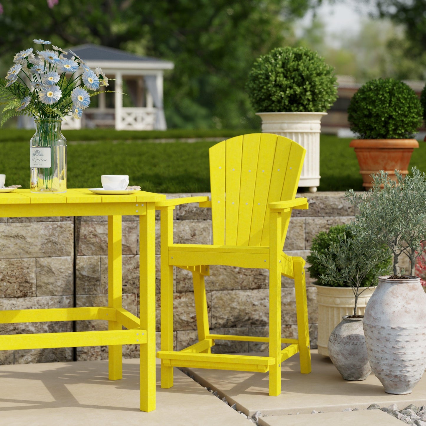 Wildridge Classic Outdoor 3-Piece Counter Set (COUNTER HEIGHT) - LEAD TIME TO SHIP 4 TO 6 WEEKS