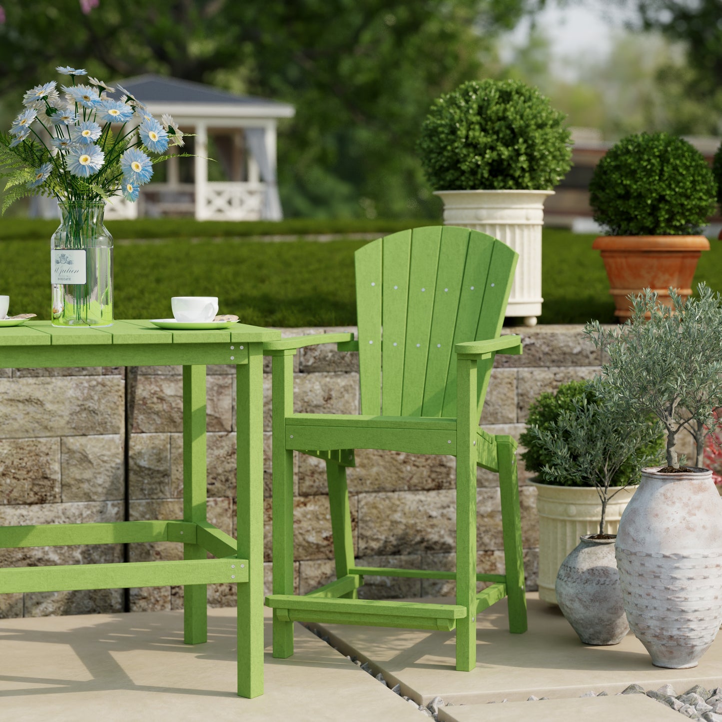 Wildridge Classic Outdoor 3-Piece Counter Set (COUNTER HEIGHT) - LEAD TIME TO SHIP 4 TO 6 WEEKS