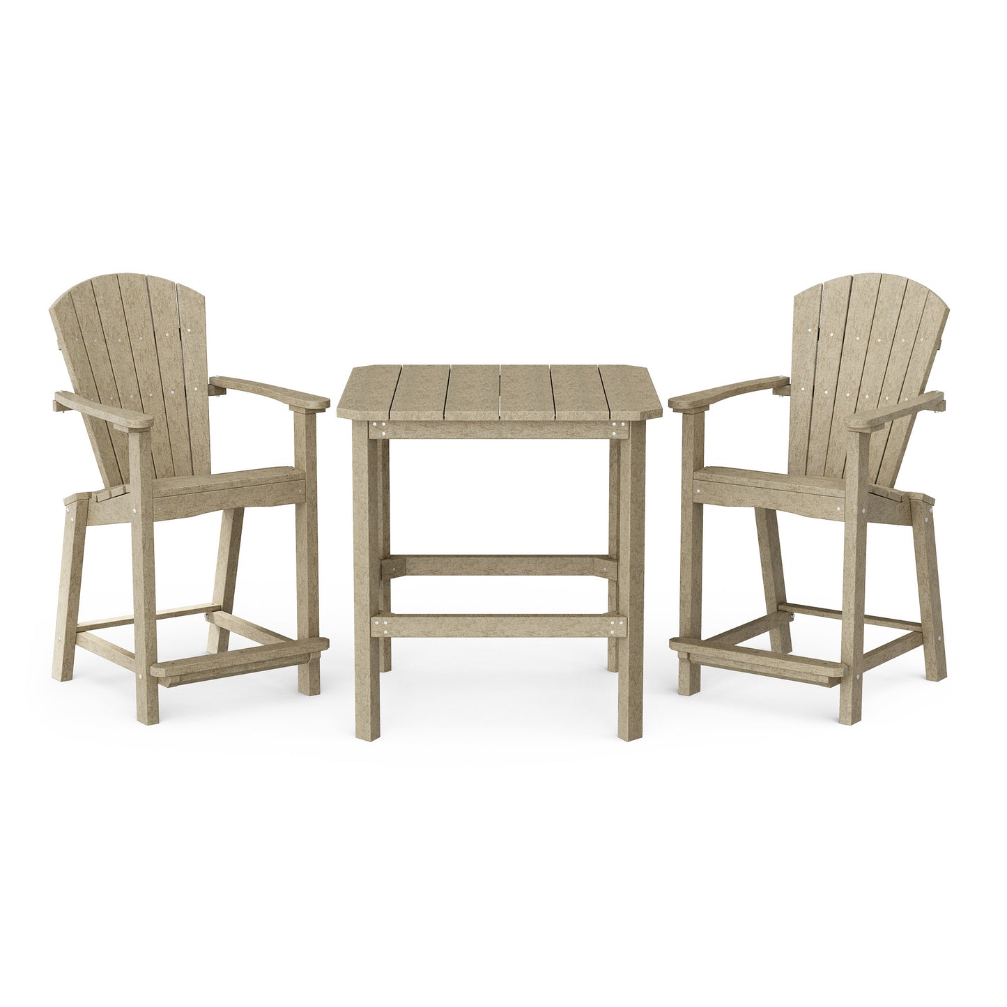 Wildridge Classic Outdoor 3-Piece Counter Set (COUNTER HEIGHT) - LEAD TIME TO SHIP 4 TO 6 WEEKS
