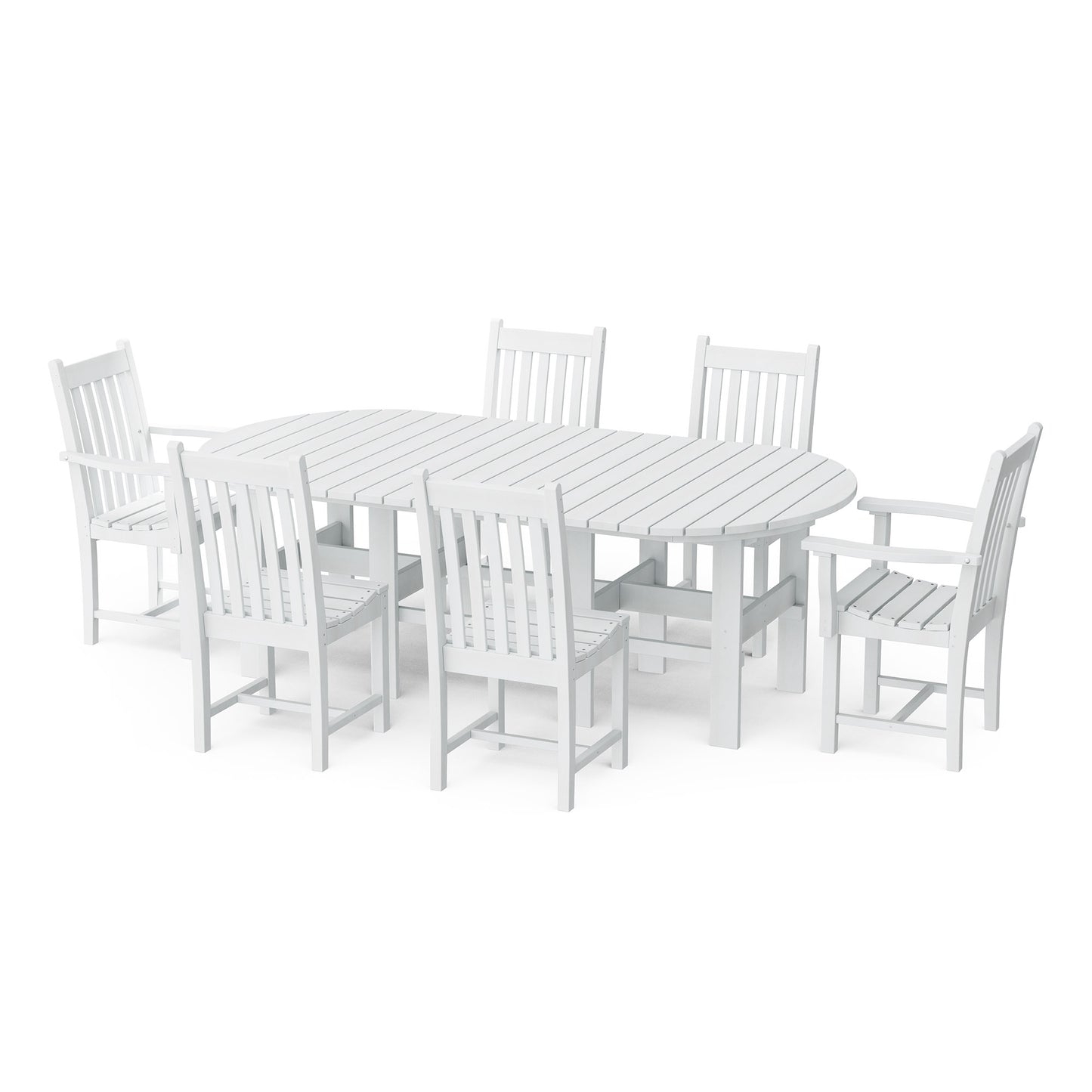 Wildridge Classic 7-PIECE 44" X 84" DINING SET (DINING HEIGHT) - LEAD TIME TO SHIP 4 TO 6 WEEKS
