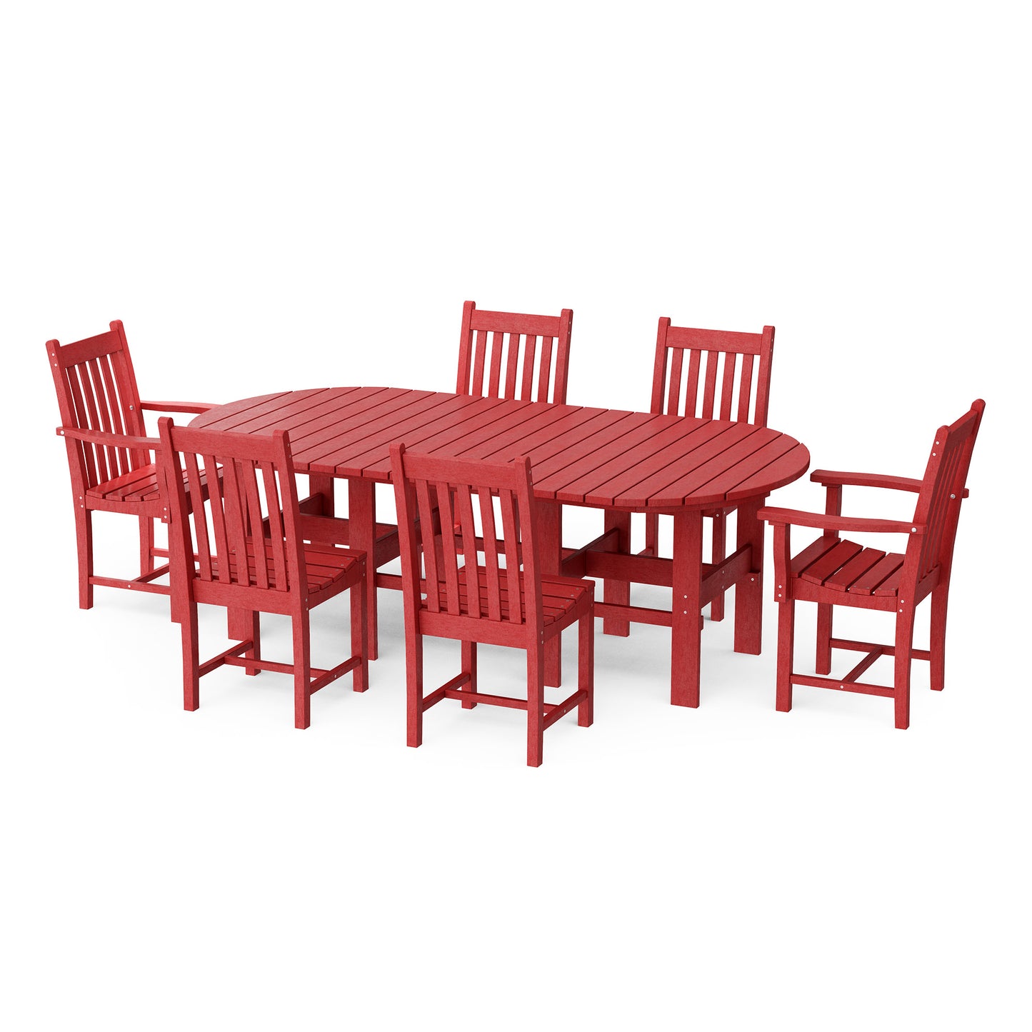 Wildridge Classic 7-PIECE 44" X 84" DINING SET (DINING HEIGHT) - LEAD TIME TO SHIP 4 TO 6 WEEKS