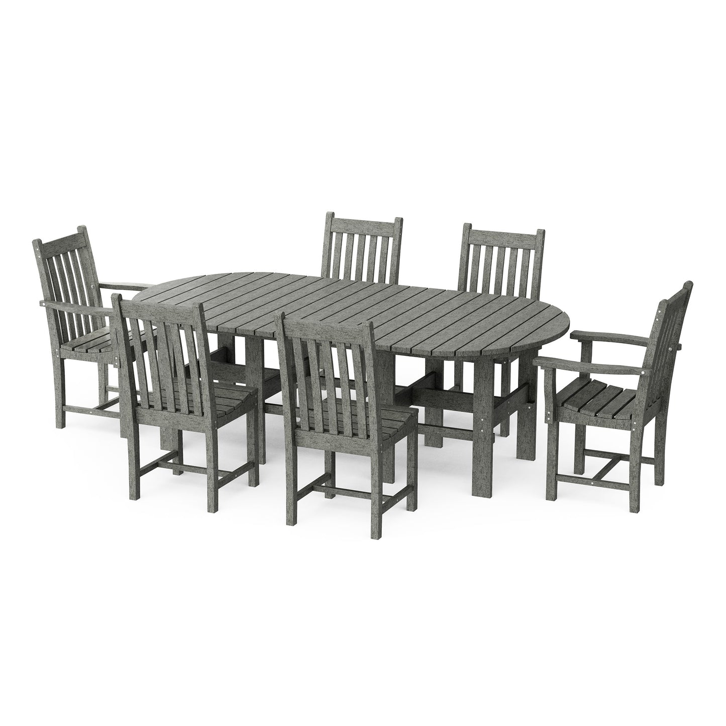 Wildridge Classic 7-PIECE 44" X 84" DINING SET (DINING HEIGHT) - LEAD TIME TO SHIP 4 TO 6 WEEKS