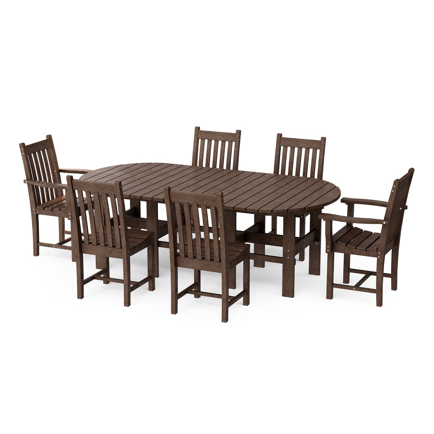 Wildridge Classic 7-PIECE 44" X 84" DINING SET (DINING HEIGHT) - LEAD TIME TO SHIP 4 TO 6 WEEKS
