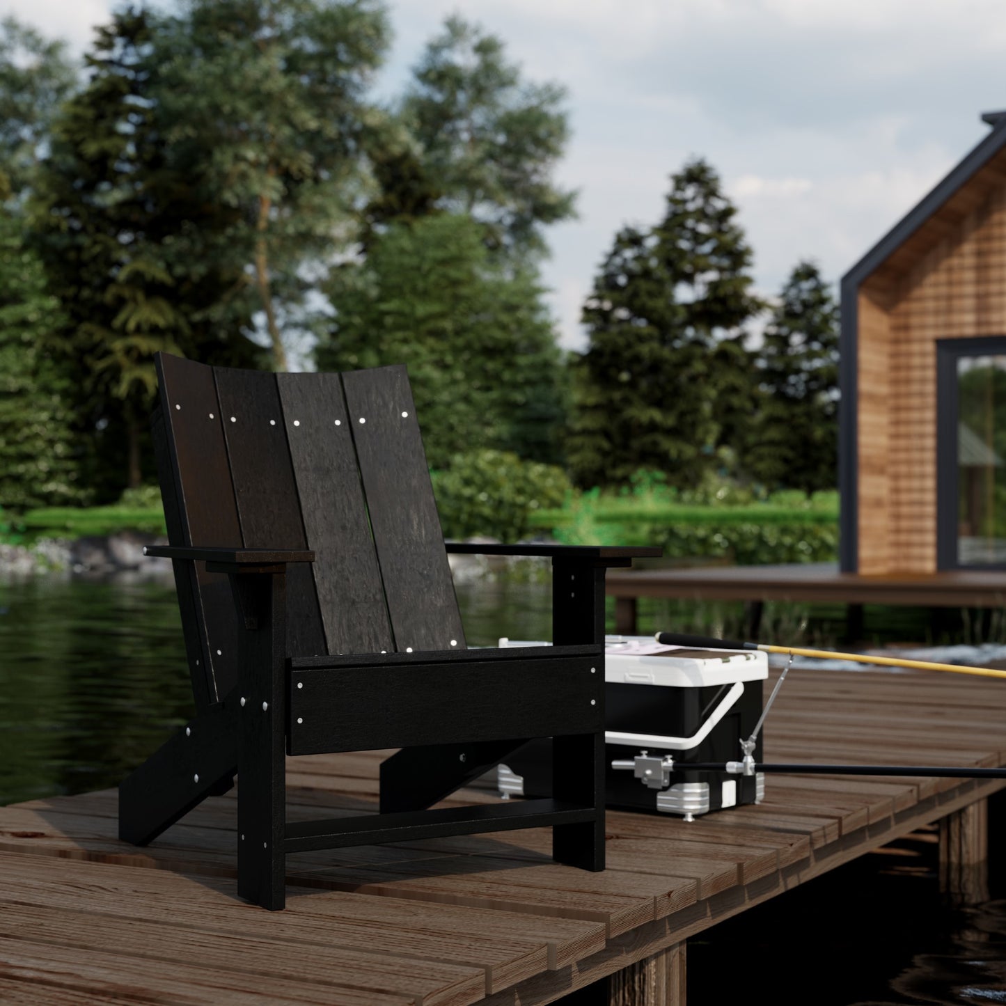 Wildridge Contemporary Adirondack Chair (QUICK SHIP) - LEAD TIME TO SHIP 10 BUSINESS DAYS OR LESS