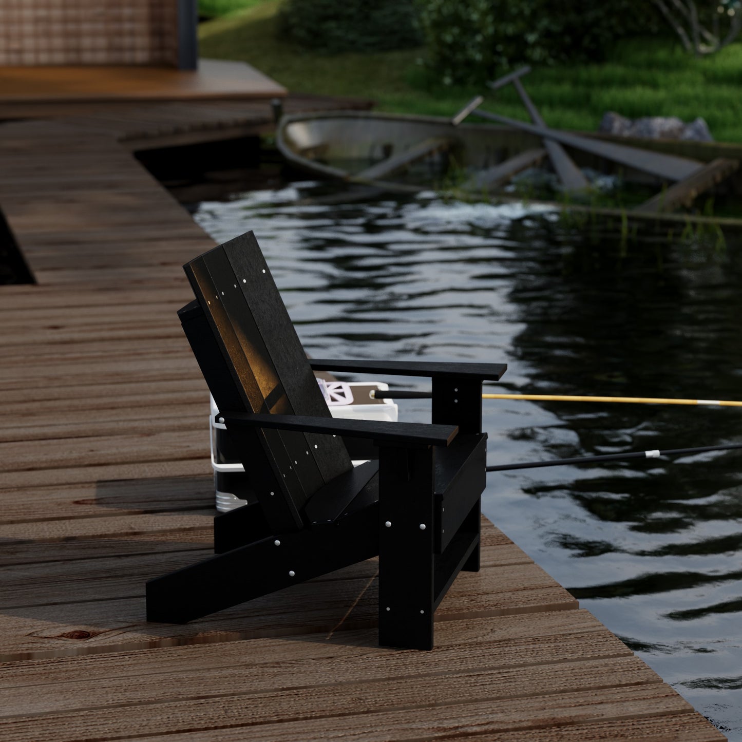 Wildridge Contemporary Adirondack Chair (QUICK SHIP) - LEAD TIME TO SHIP 10 BUSINESS DAYS OR LESS