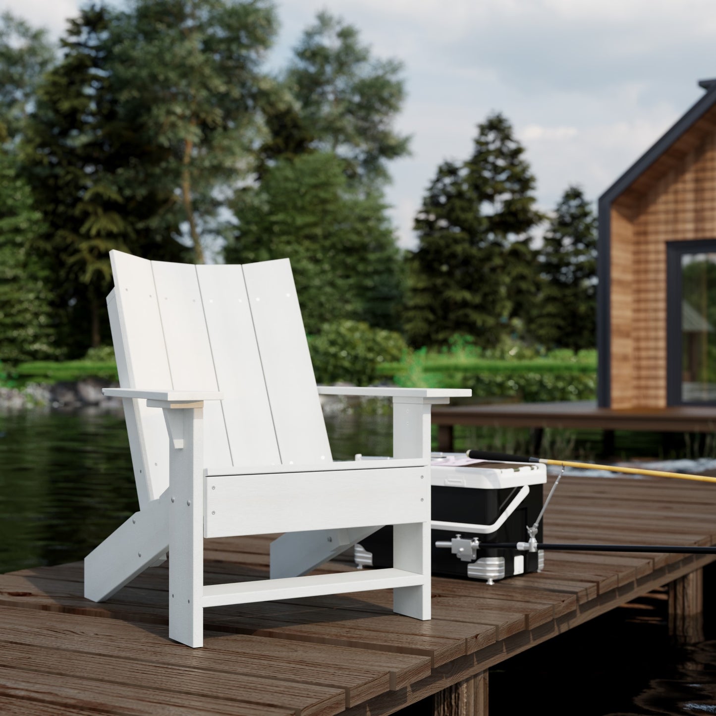 Wildridge Contemporary Adirondack Chair (QUICK SHIP) - LEAD TIME TO SHIP 10 BUSINESS DAYS OR LESS