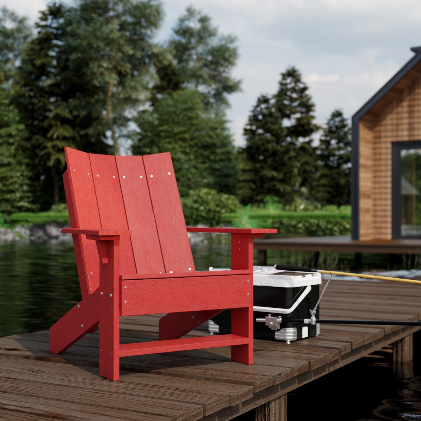 Wildridge Contemporary Adirondack Chair (QUICK SHIP) - LEAD TIME TO SHIP 10 BUSINESS DAYS OR LESS