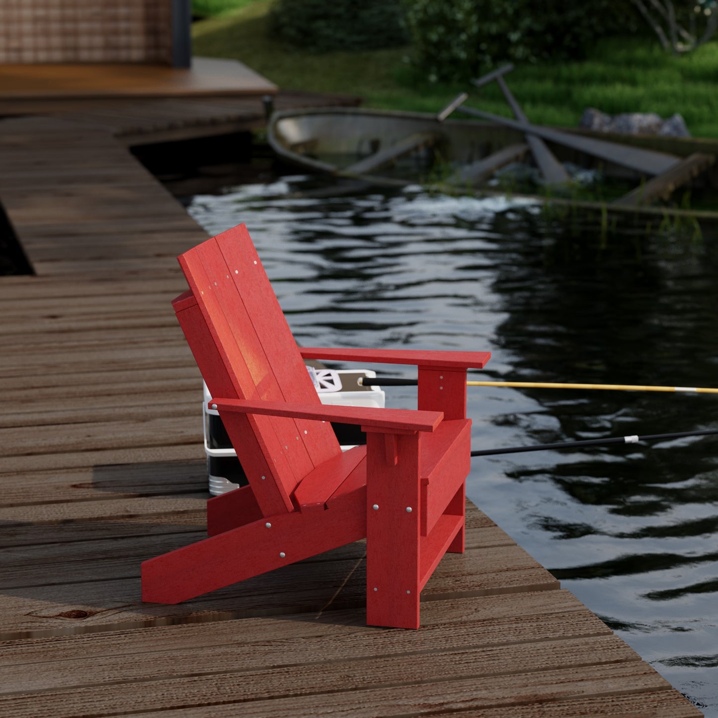 Wildridge Contemporary Adirondack Chair (QUICK SHIP) - LEAD TIME TO SHIP 10 BUSINESS DAYS OR LESS