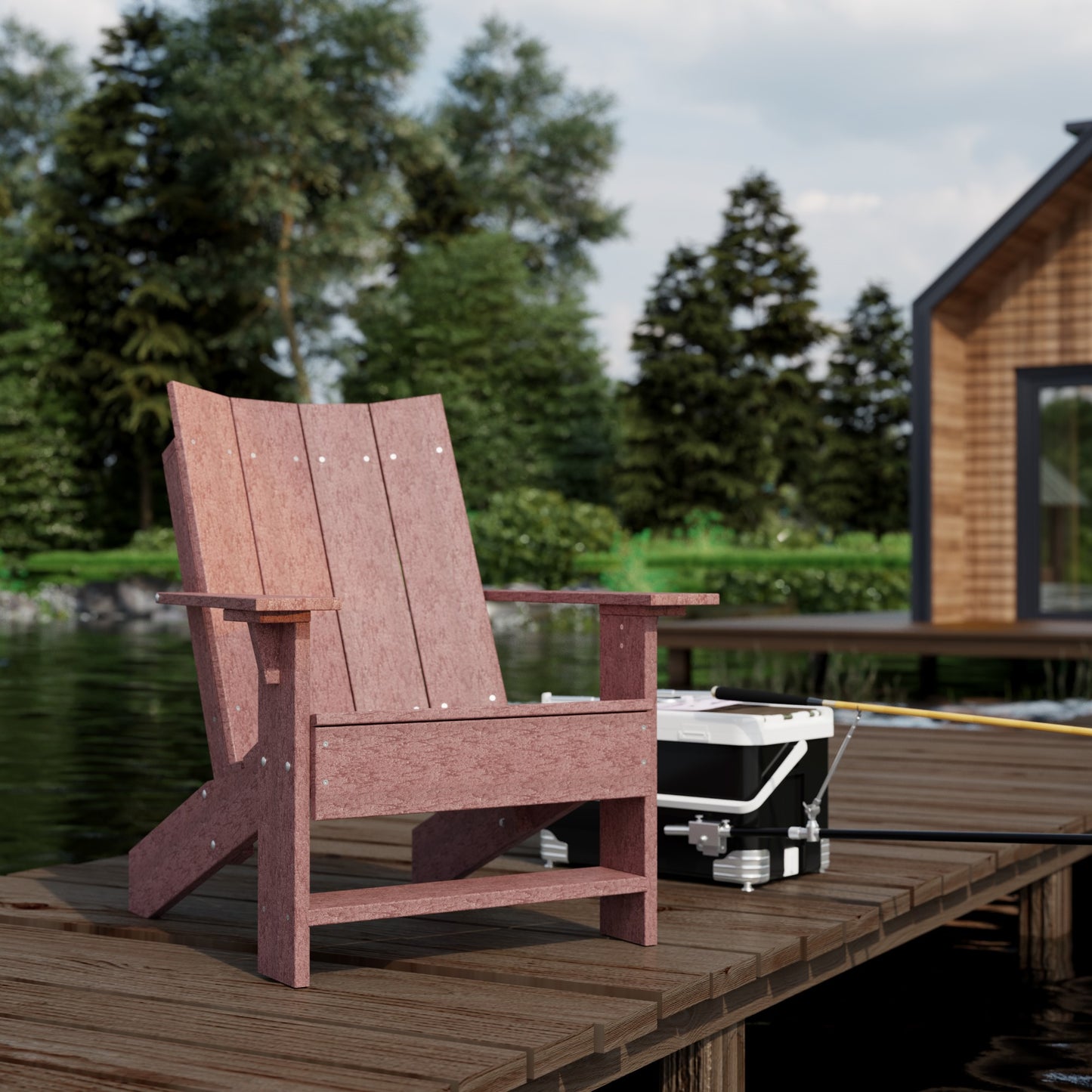 Wildridge Contemporary Adirondack Chair (QUICK SHIP) - LEAD TIME TO SHIP 10 BUSINESS DAYS OR LESS