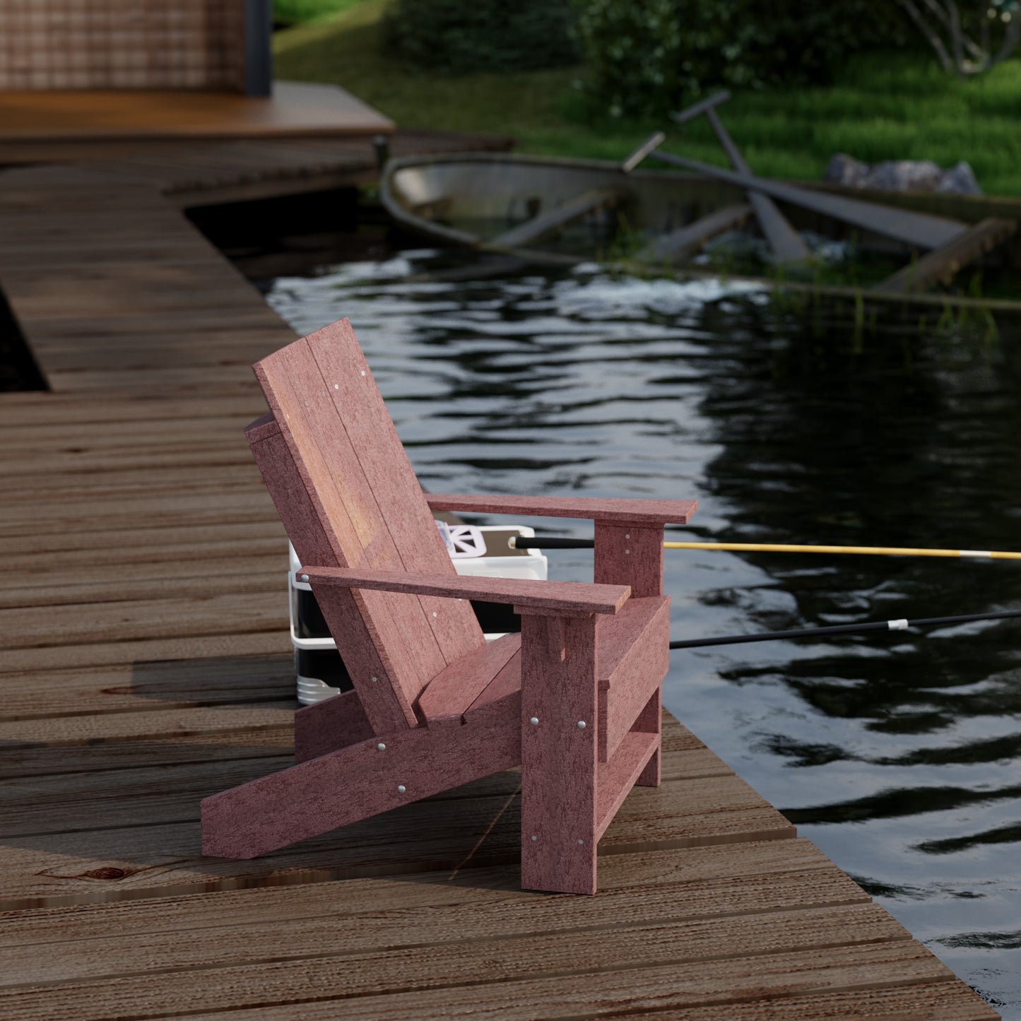 Wildridge Contemporary Adirondack Chair (QUICK SHIP) - LEAD TIME TO SHIP 10 BUSINESS DAYS OR LESS
