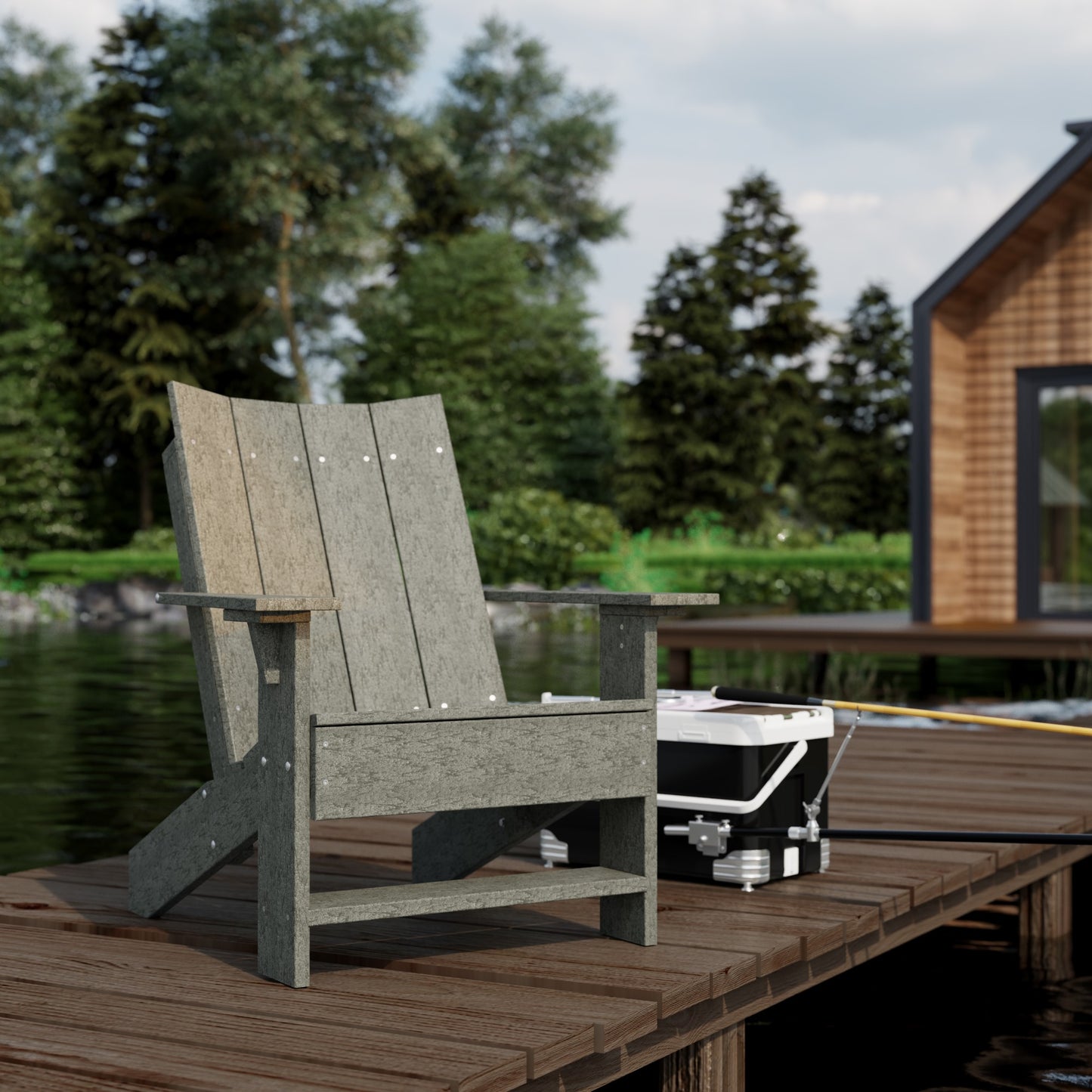 Wildridge Contemporary Adirondack Chair (QUICK SHIP) - LEAD TIME TO SHIP 10 BUSINESS DAYS OR LESS