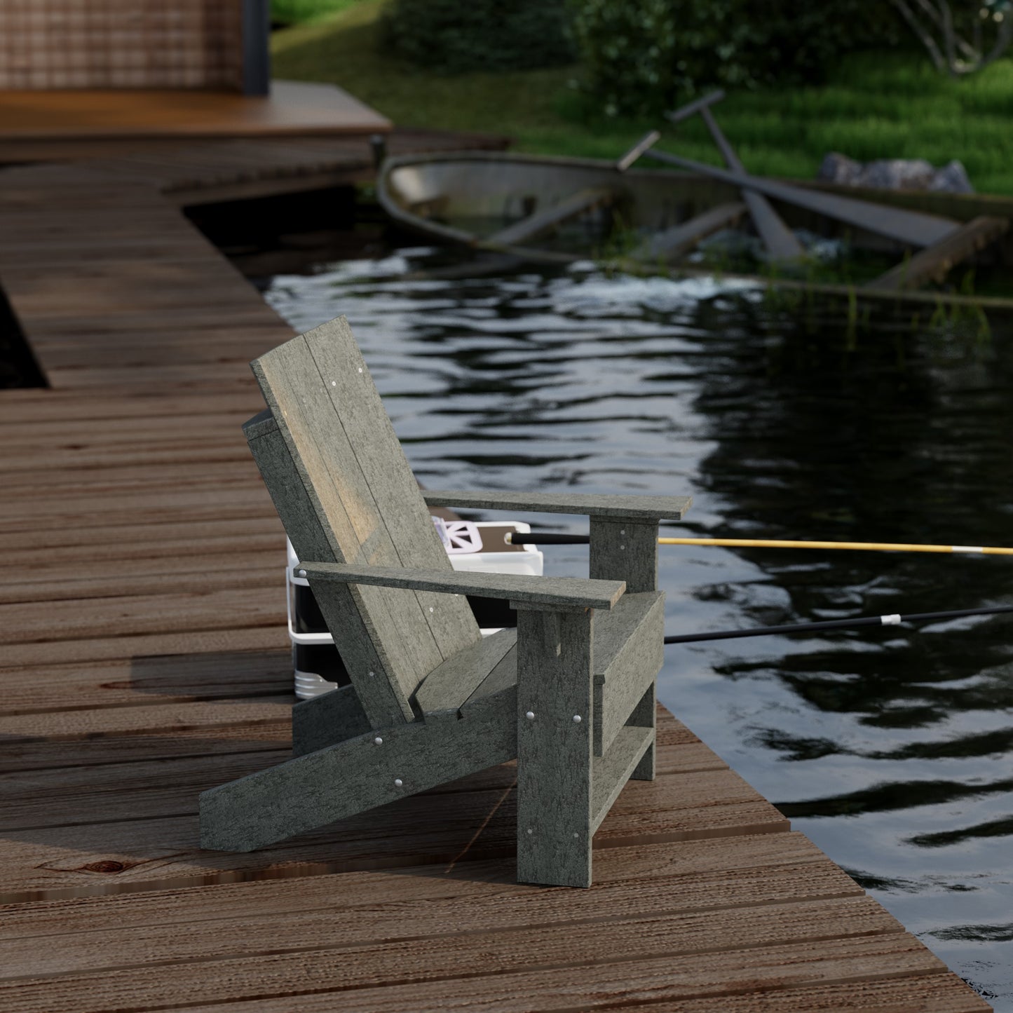 Wildridge Contemporary Adirondack Chair (QUICK SHIP) - LEAD TIME TO SHIP 10 BUSINESS DAYS OR LESS