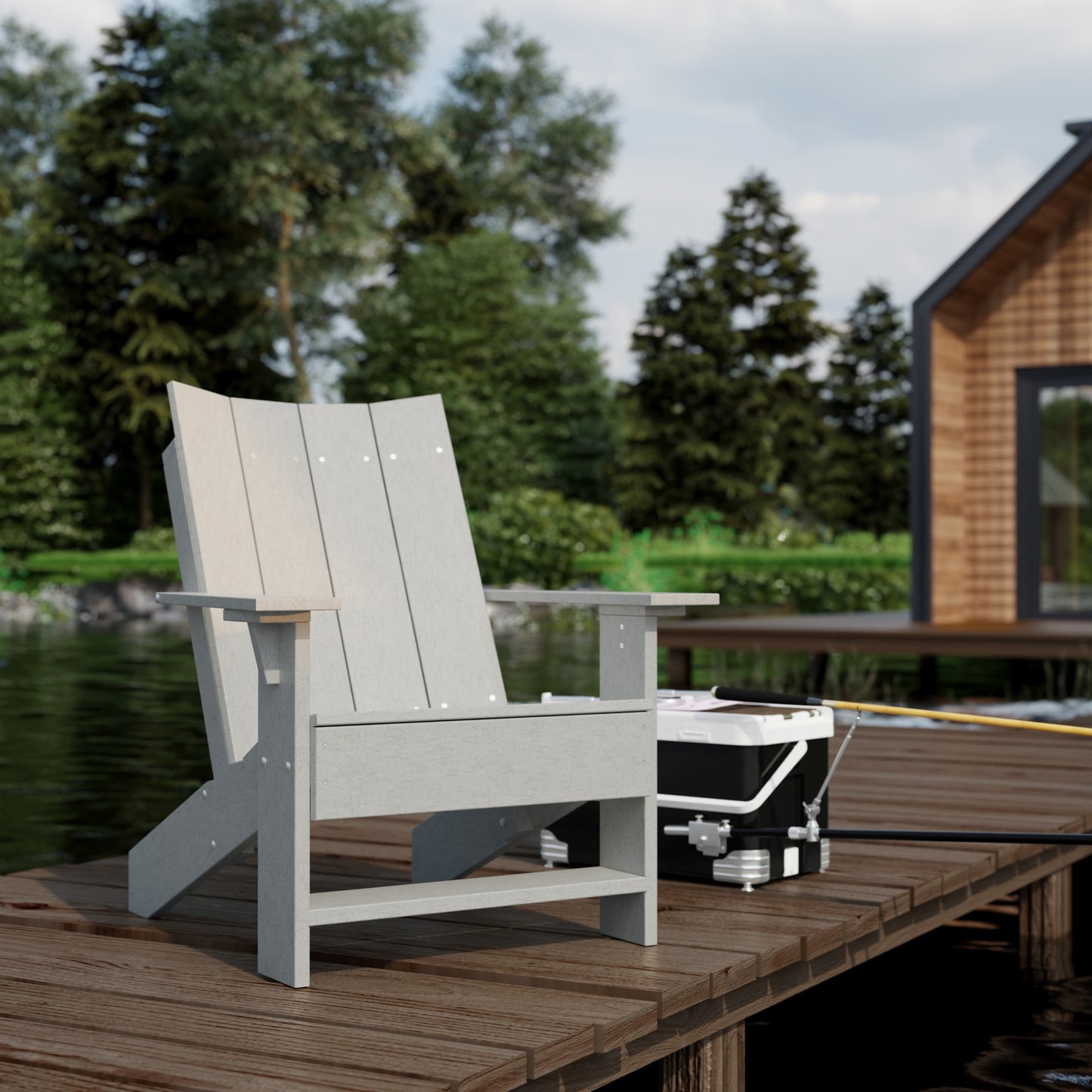 Wildridge Contemporary Adirondack Chair (QUICK SHIP) - LEAD TIME TO SHIP 10 BUSINESS DAYS OR LESS