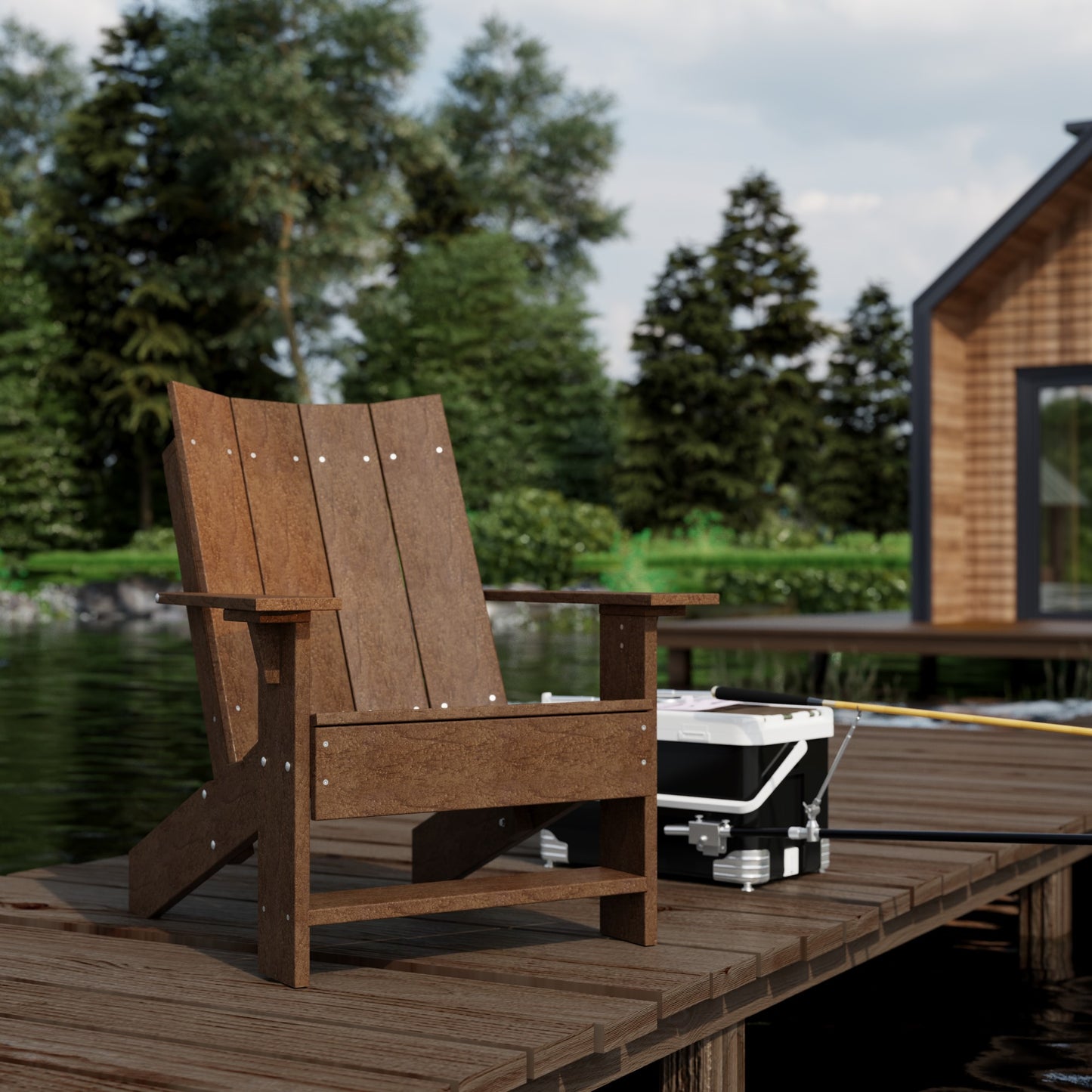 Wildridge Contemporary Adirondack Chair (QUICK SHIP) - LEAD TIME TO SHIP 10 BUSINESS DAYS OR LESS