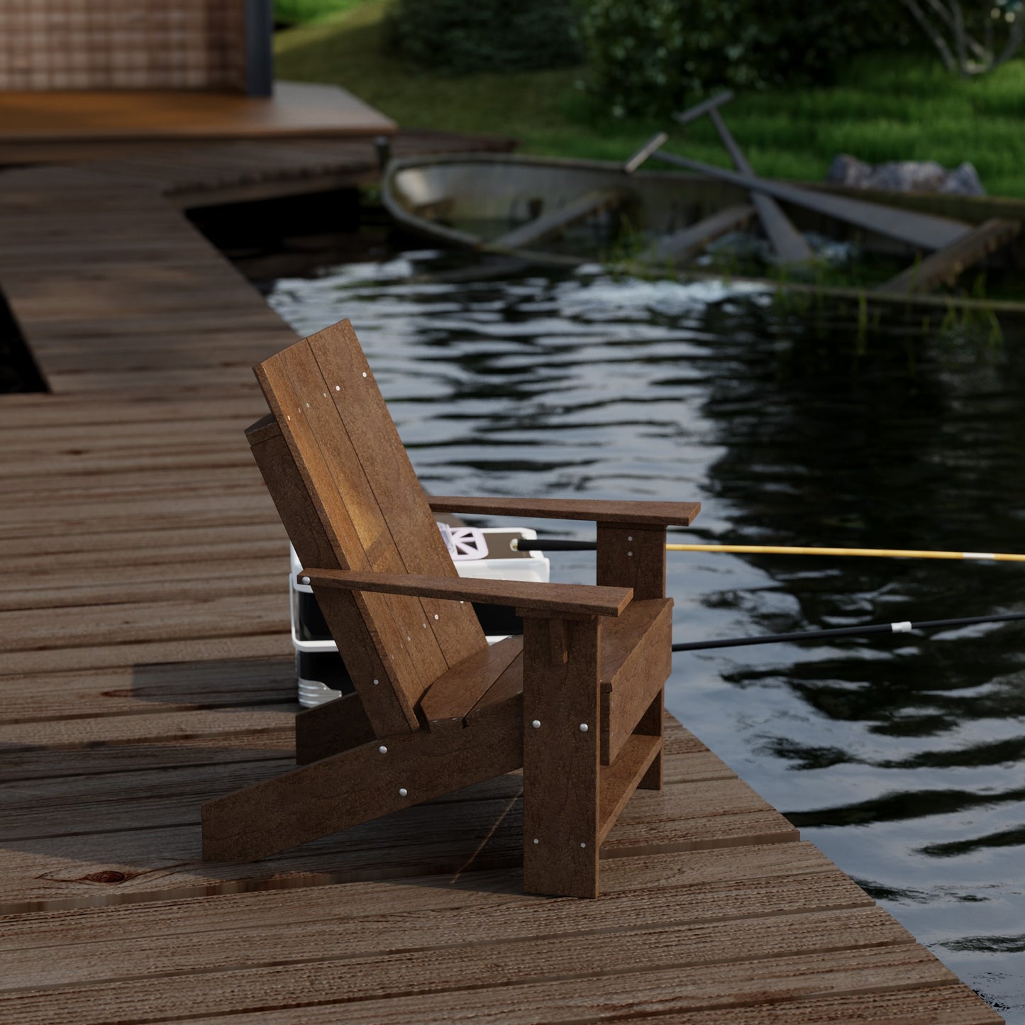 Wildridge Contemporary Adirondack Chair (QUICK SHIP) - LEAD TIME TO SHIP 10 BUSINESS DAYS OR LESS