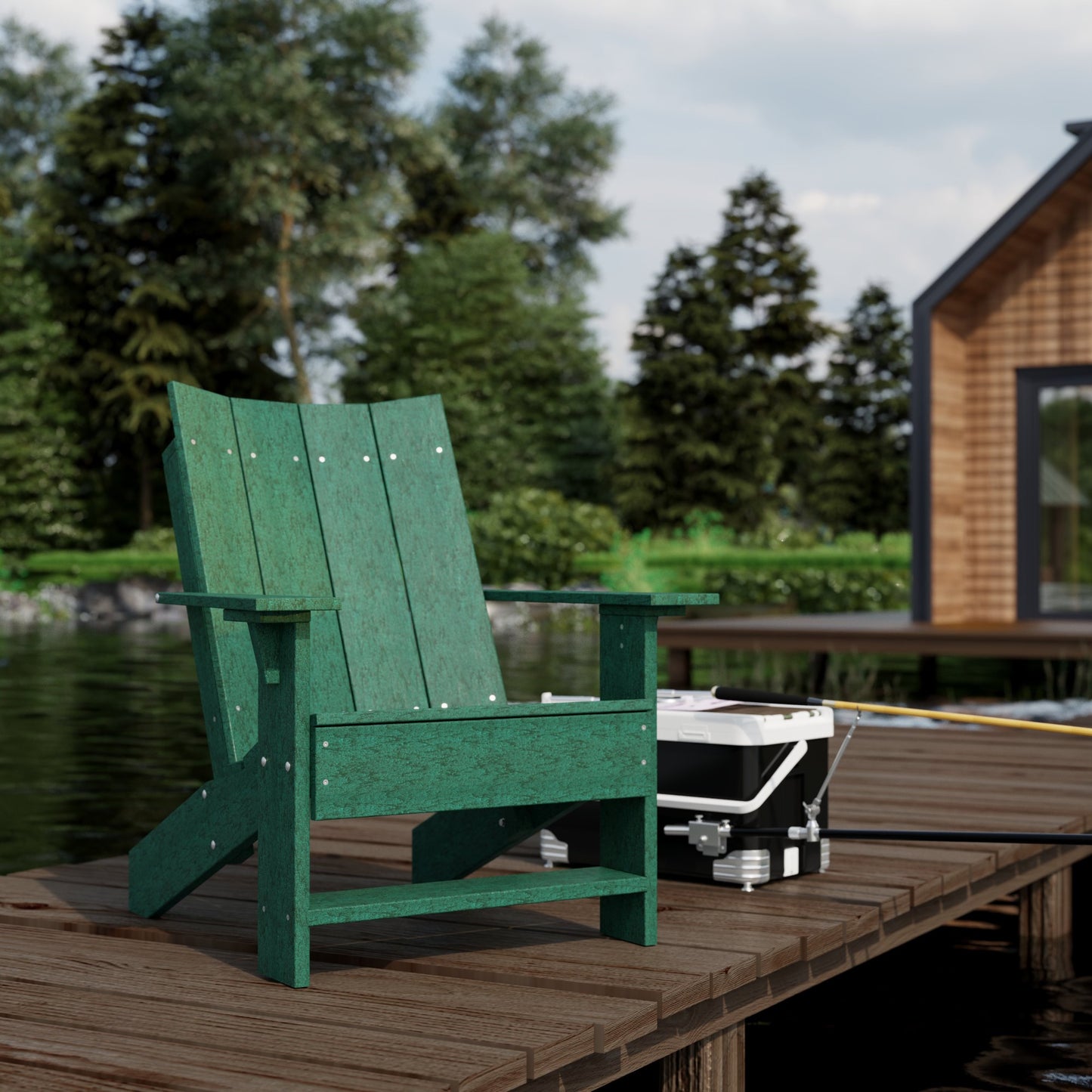 Wildridge Contemporary Adirondack Chair (QUICK SHIP) - LEAD TIME TO SHIP 10 BUSINESS DAYS OR LESS
