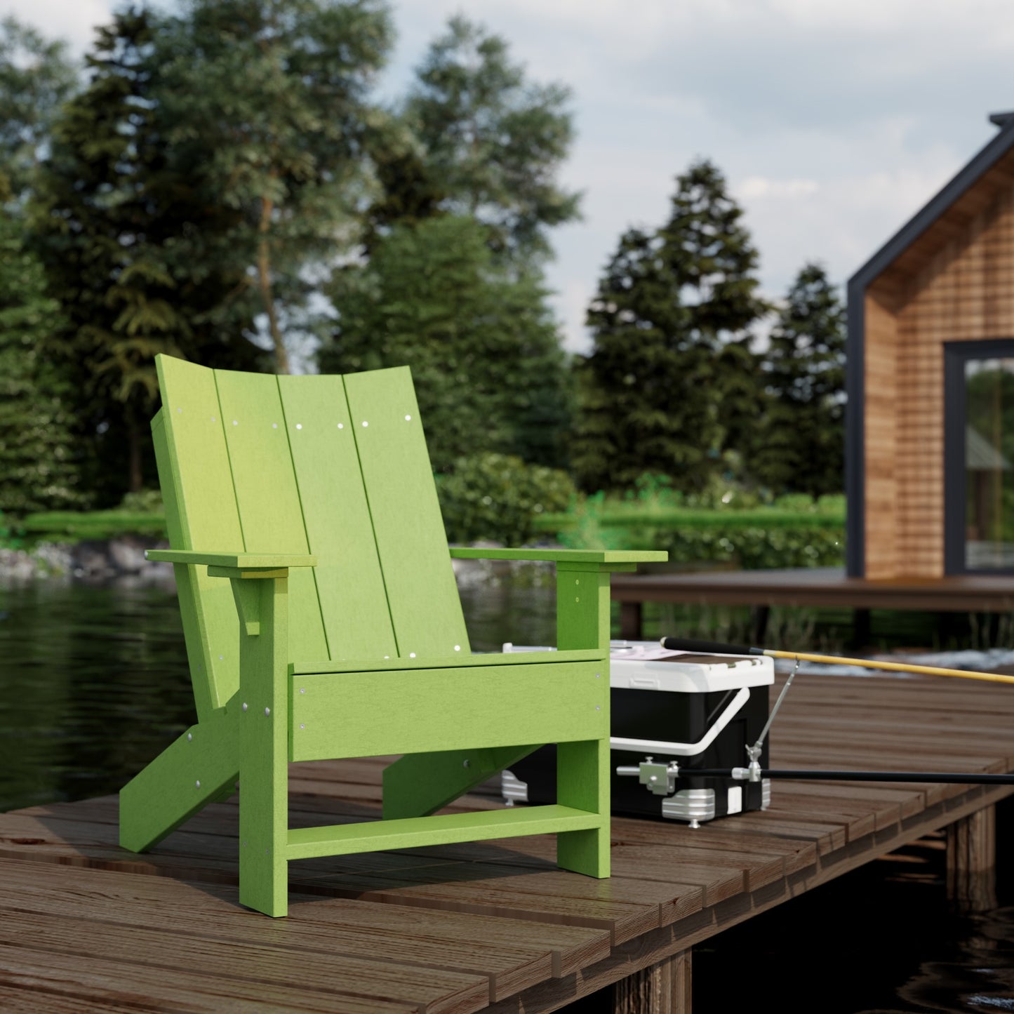 Wildridge Contemporary Adirondack Chair (QUICK SHIP) - LEAD TIME TO SHIP 10 BUSINESS DAYS OR LESS