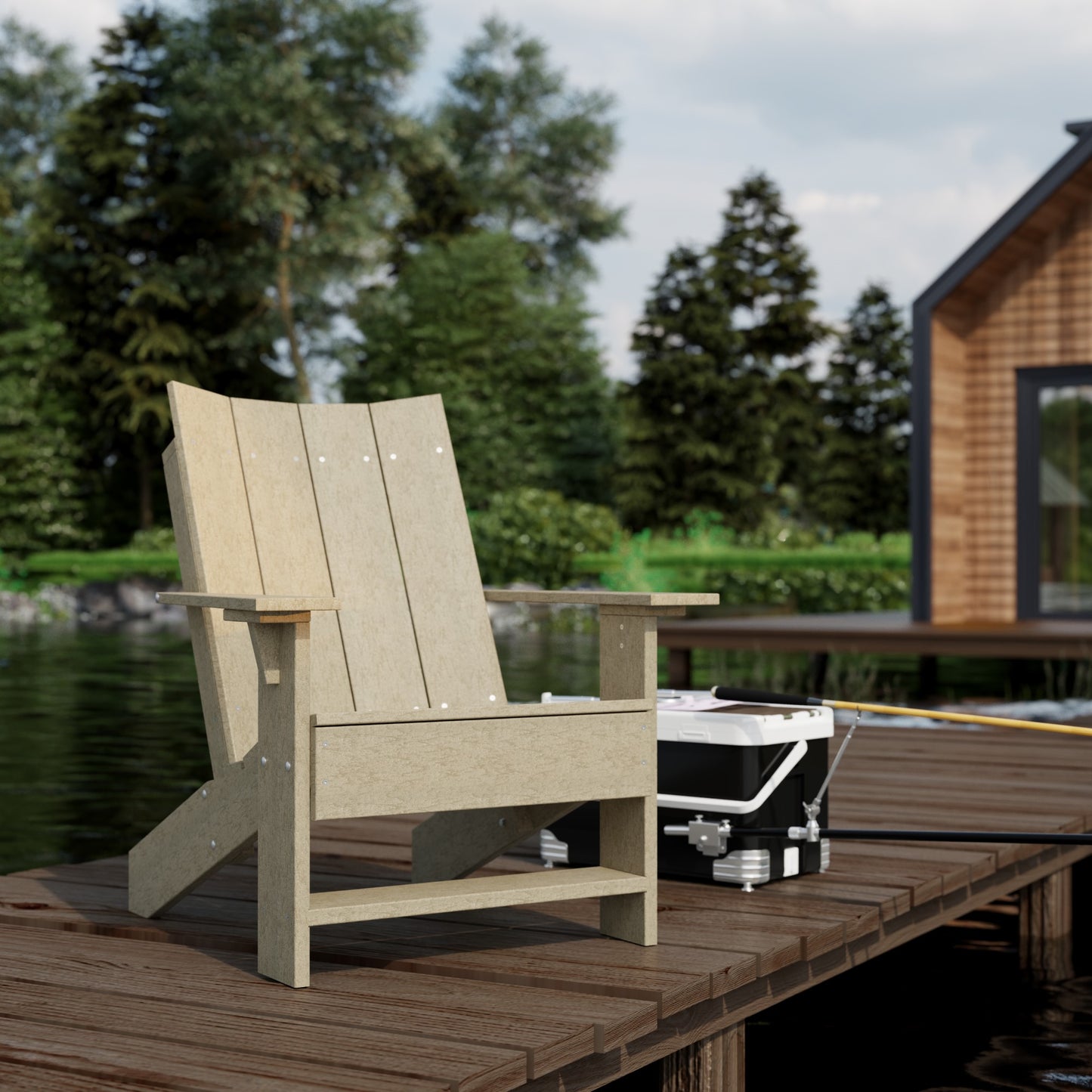 Wildridge Contemporary Adirondack Chair (QUICK SHIP) - LEAD TIME TO SHIP 10 BUSINESS DAYS OR LESS