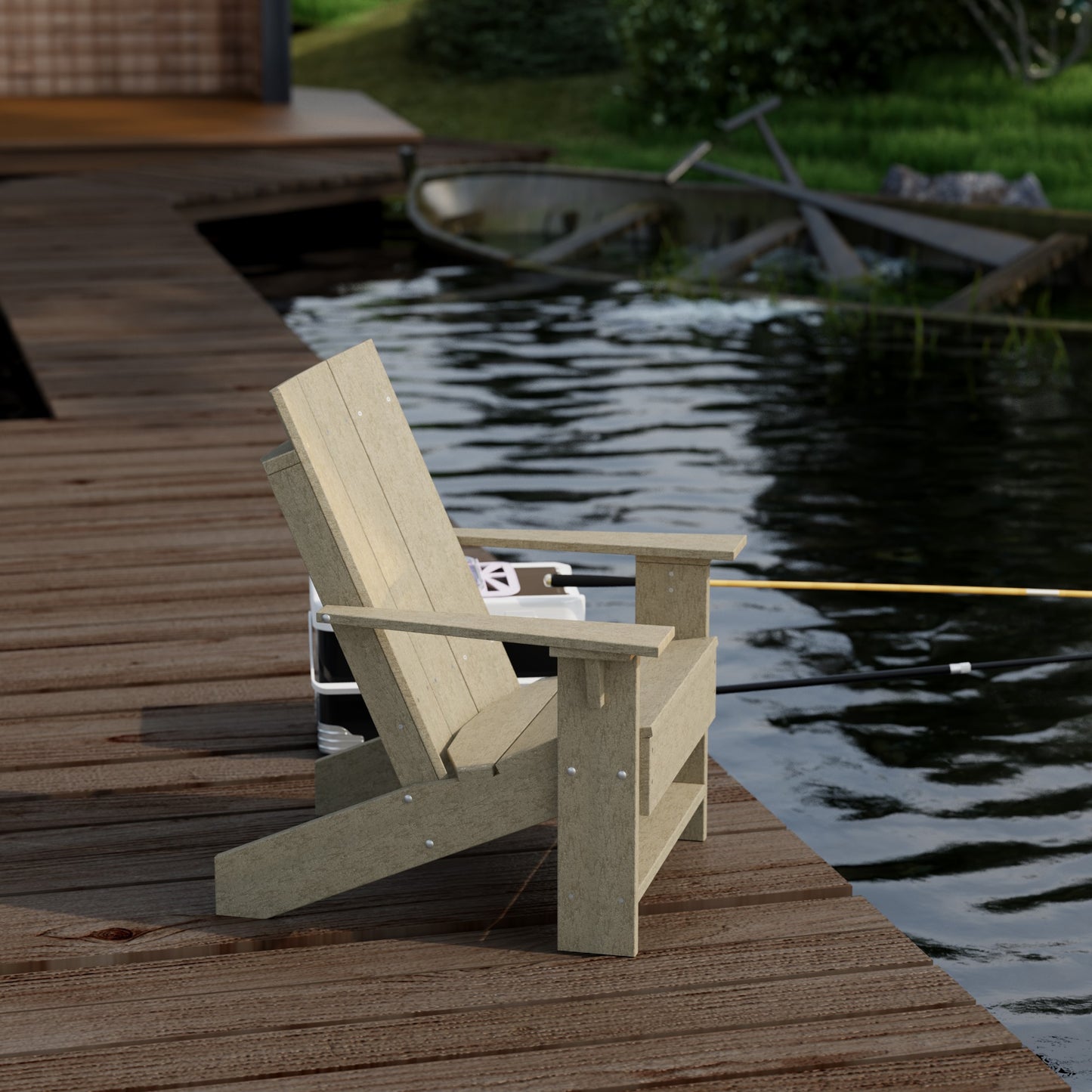 Wildridge Contemporary Adirondack Chair (QUICK SHIP) - LEAD TIME TO SHIP 10 BUSINESS DAYS OR LESS