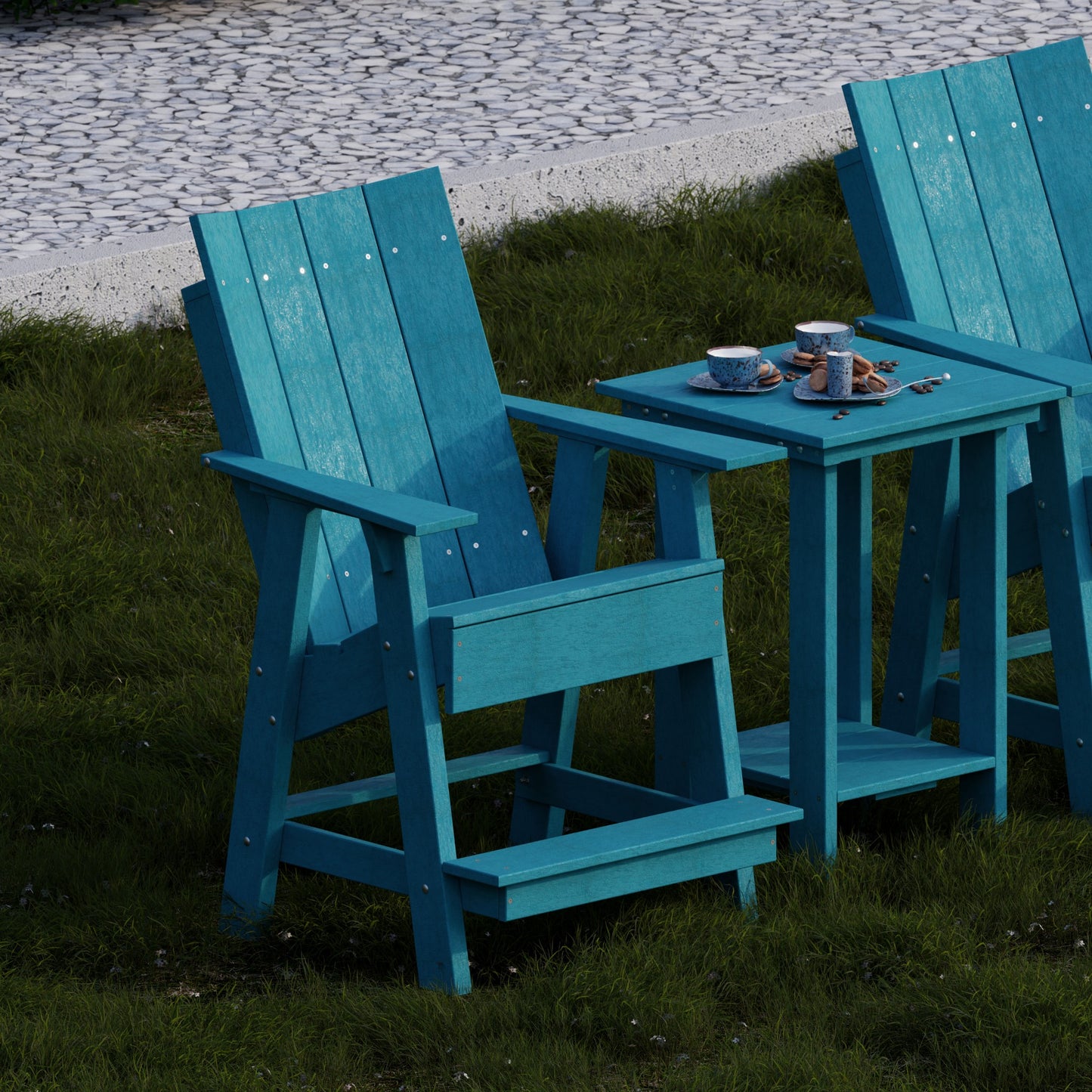 Wildridge Contemporary High Adirondack Chair (QUICK SHIP) - LEAD TIME TO SHIP 10 BUSINESS DAYS OR LESS