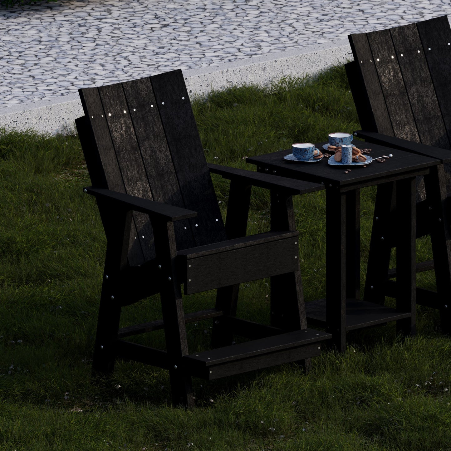 Wildridge Contemporary High Adirondack Chair (QUICK SHIP) - LEAD TIME TO SHIP 10 BUSINESS DAYS OR LESS