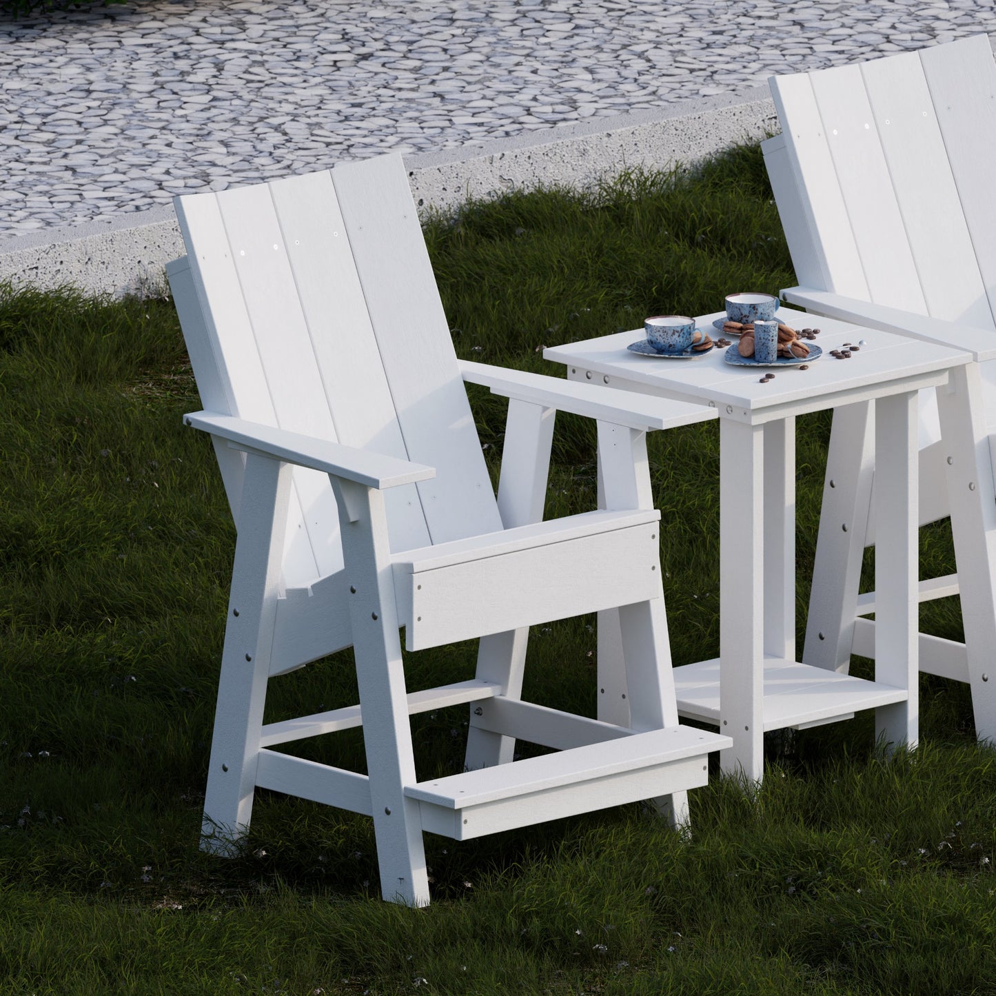 Wildridge Contemporary High Adirondack Chair (QUICK SHIP) - LEAD TIME TO SHIP 10 BUSINESS DAYS OR LESS