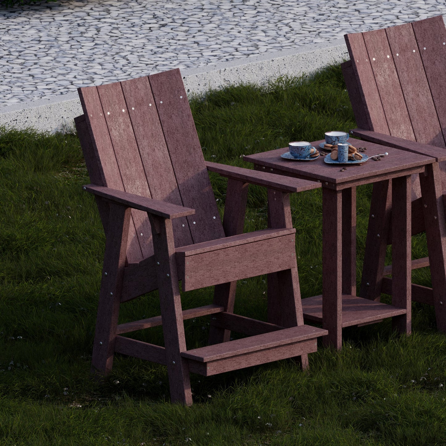 Wildridge Contemporary High Adirondack Chair (QUICK SHIP) - LEAD TIME TO SHIP 10 BUSINESS DAYS OR LESS