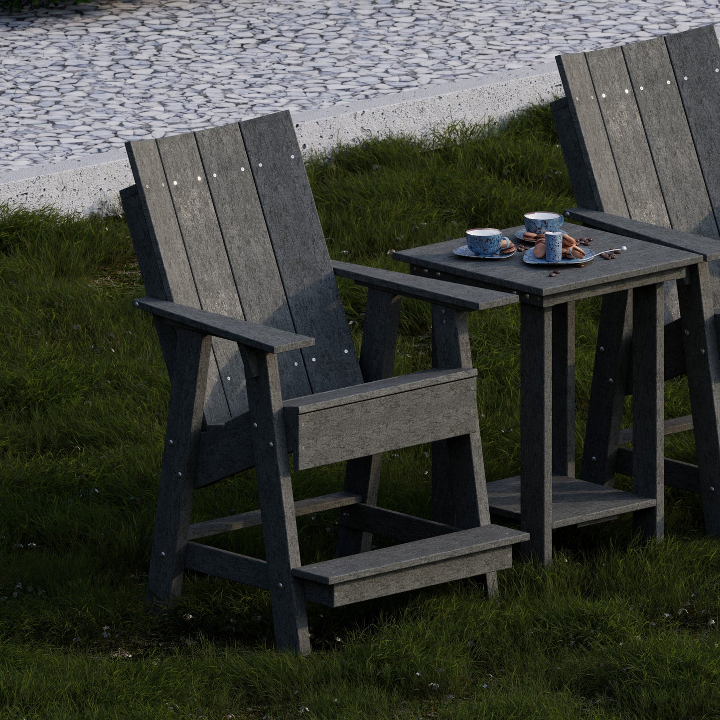 Wildridge Contemporary High Adirondack Chair (QUICK SHIP) - LEAD TIME TO SHIP 10 BUSINESS DAYS OR LESS