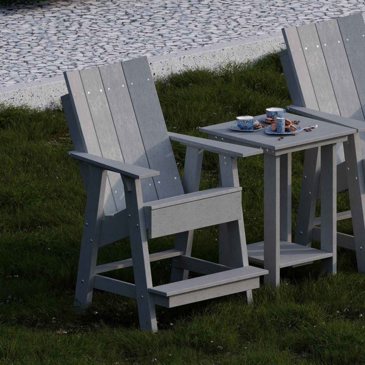 Wildridge Contemporary High Adirondack Chair (QUICK SHIP) - LEAD TIME TO SHIP 10 BUSINESS DAYS OR LESS
