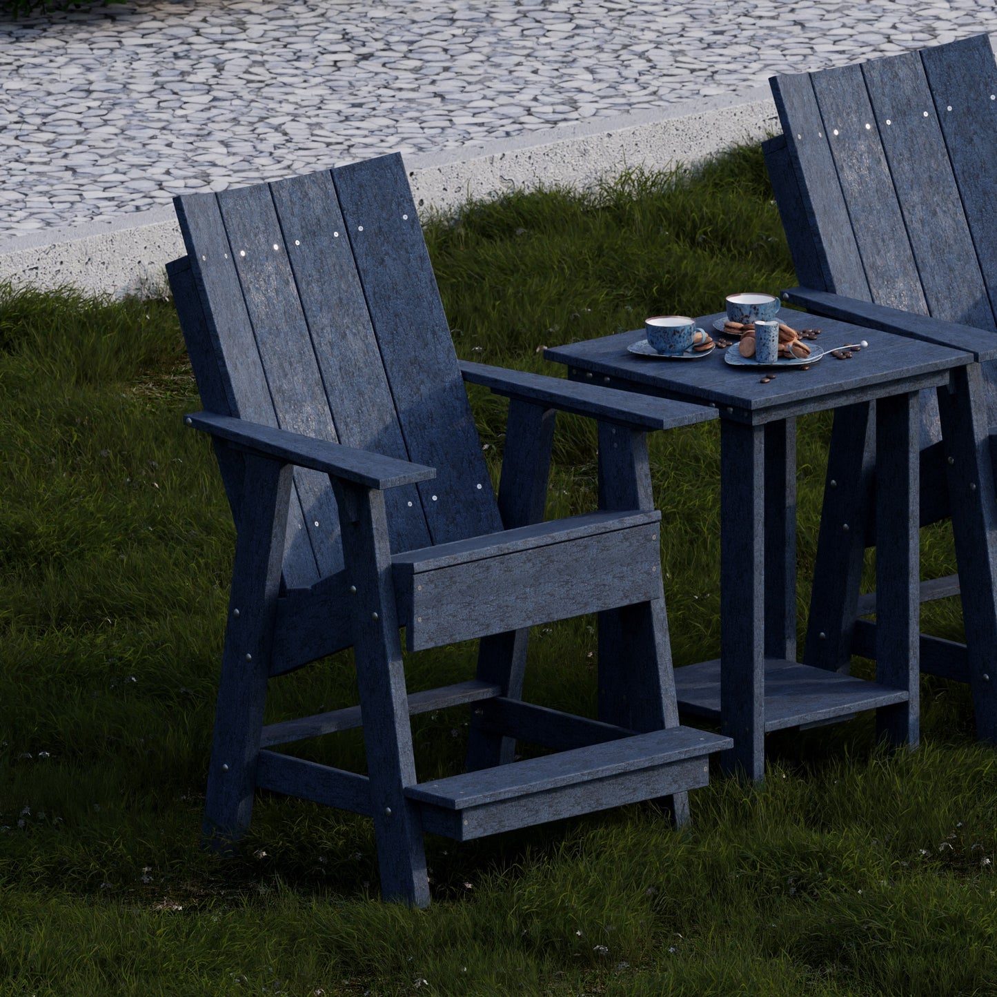 Wildridge Contemporary High Adirondack Chair (QUICK SHIP) - LEAD TIME TO SHIP 10 BUSINESS DAYS OR LESS