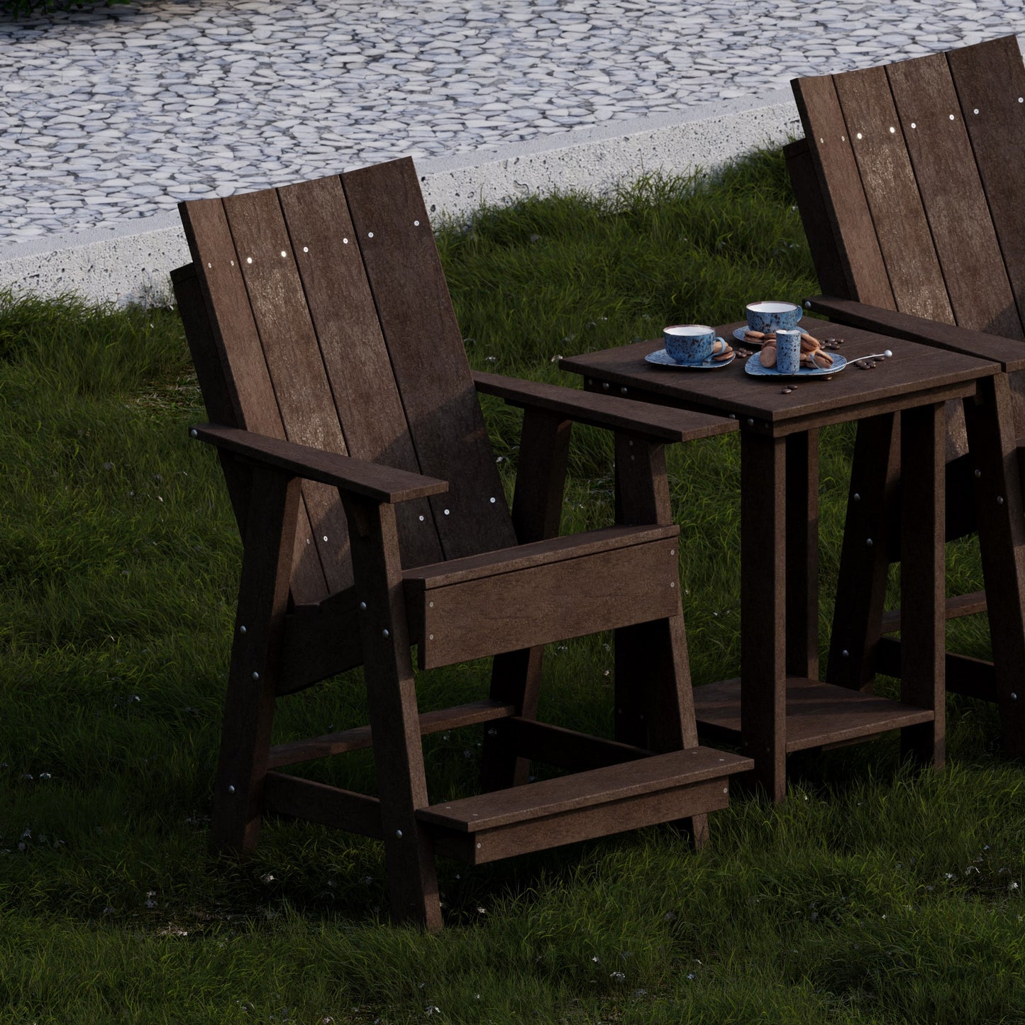Wildridge Contemporary High Adirondack Chair (QUICK SHIP) - LEAD TIME TO SHIP 10 BUSINESS DAYS OR LESS