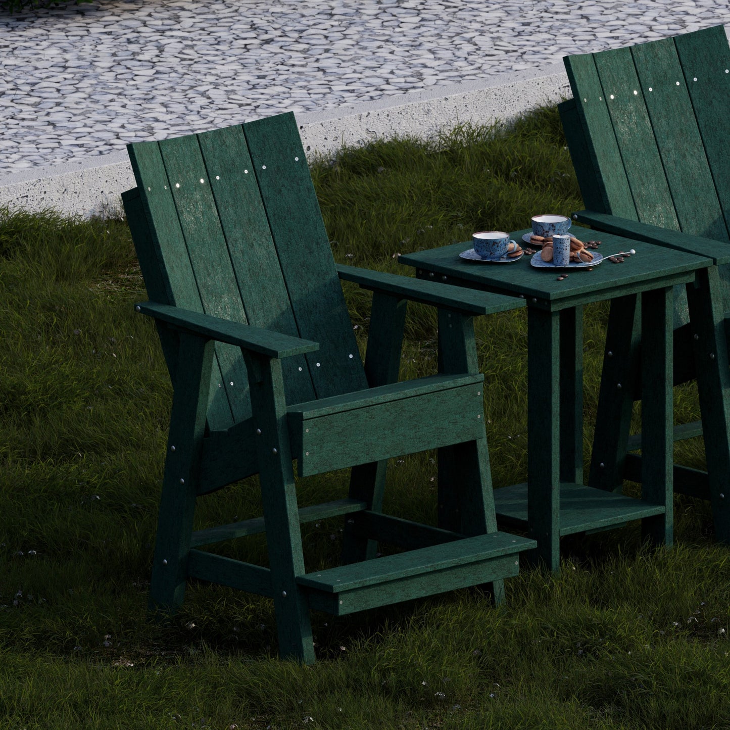 Wildridge Contemporary High Adirondack Chair (QUICK SHIP) - LEAD TIME TO SHIP 10 BUSINESS DAYS OR LESS