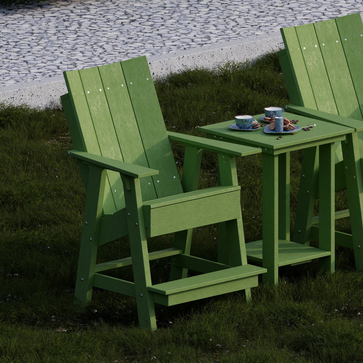 Wildridge Contemporary High Adirondack Chair (QUICK SHIP) - LEAD TIME TO SHIP 10 BUSINESS DAYS OR LESS