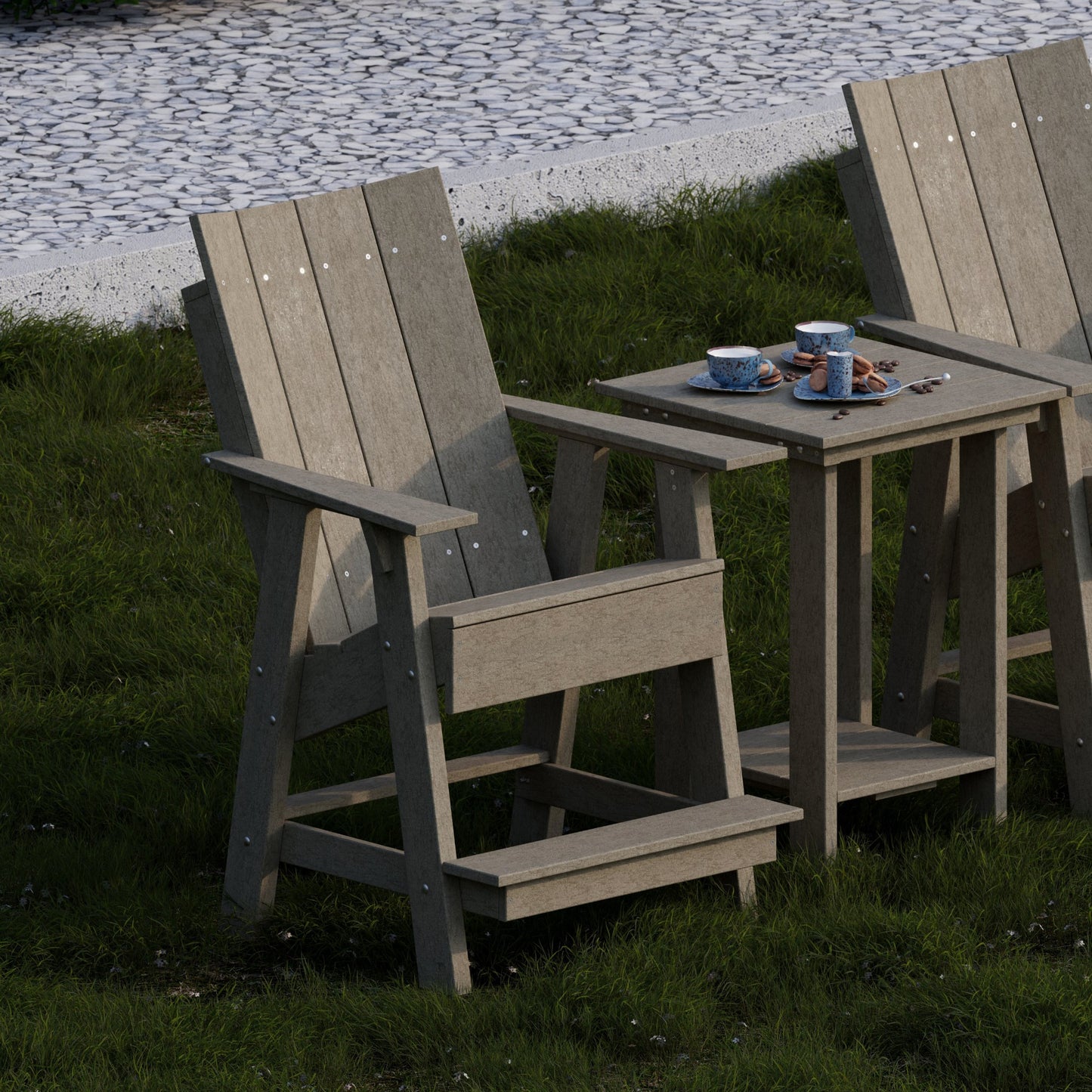 Wildridge Contemporary High Adirondack Chair (QUICK SHIP) - LEAD TIME TO SHIP 10 BUSINESS DAYS OR LESS