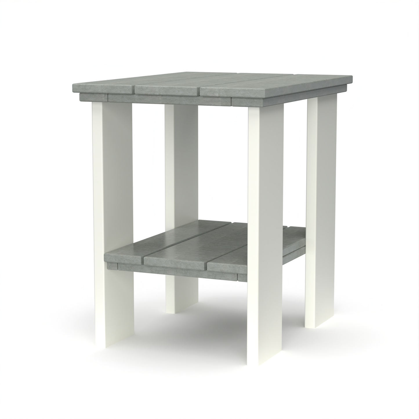 Wildridge Recycled Plastic Outdoor Contemporary Side Table  (QUICK SHIP) - LEAD TIME TO SHIP 3 TO 4 BUSINESS DAYS