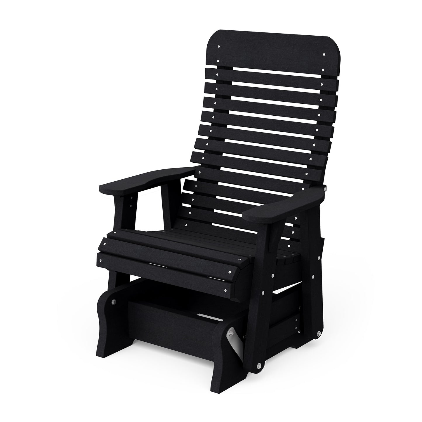 Wildridge Outdoor Recycled Plastic Single Signature Glider - LEAD TIME TO SHIP 4 TO 6 WEEKS