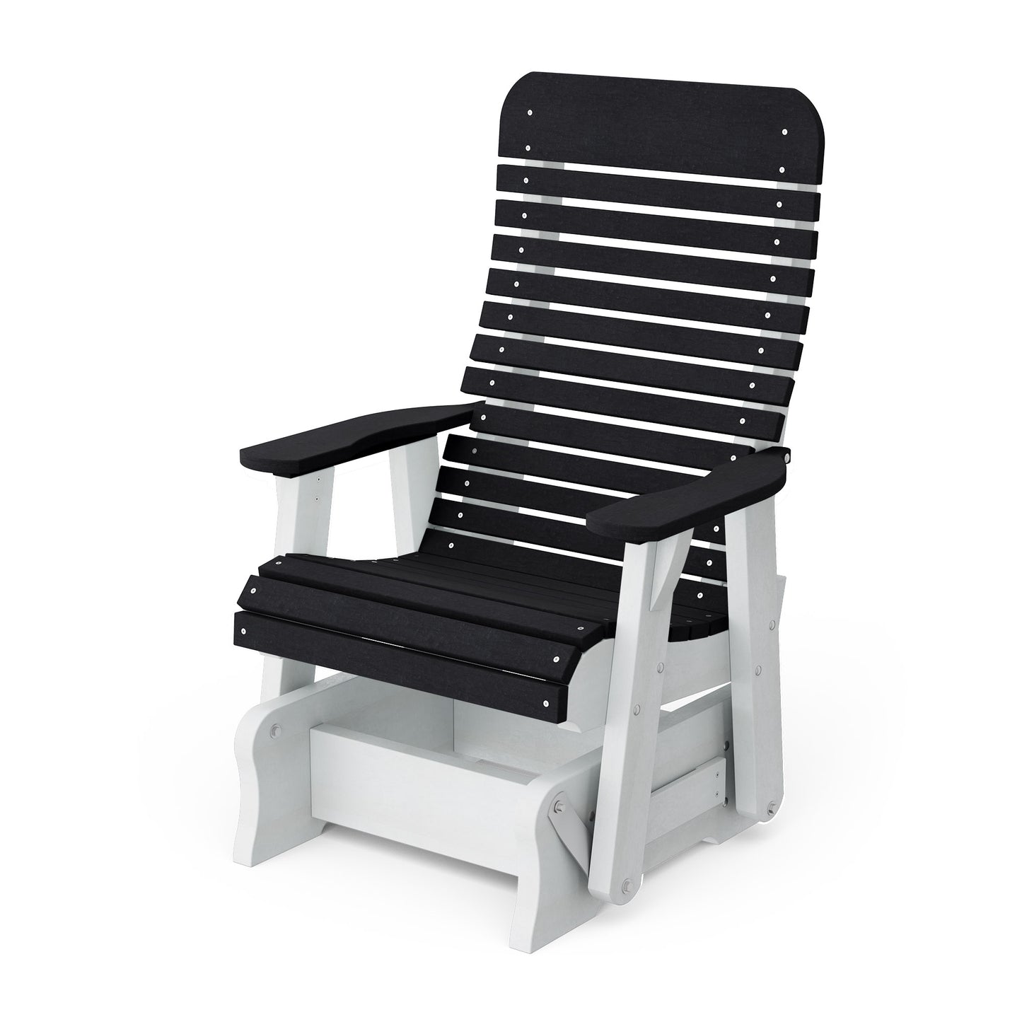 Wildridge Outdoor Recycled Plastic Single Signature Glider - LEAD TIME TO SHIP 4 TO 6 WEEKS