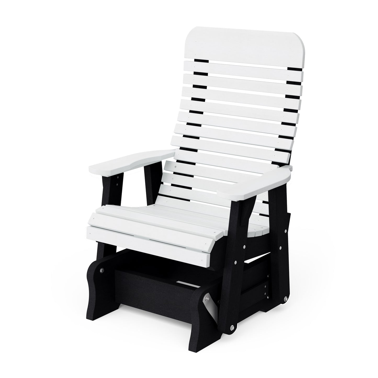 Wildridge Outdoor Recycled Plastic Single Signature Glider - LEAD TIME TO SHIP 4 TO 6 WEEKS