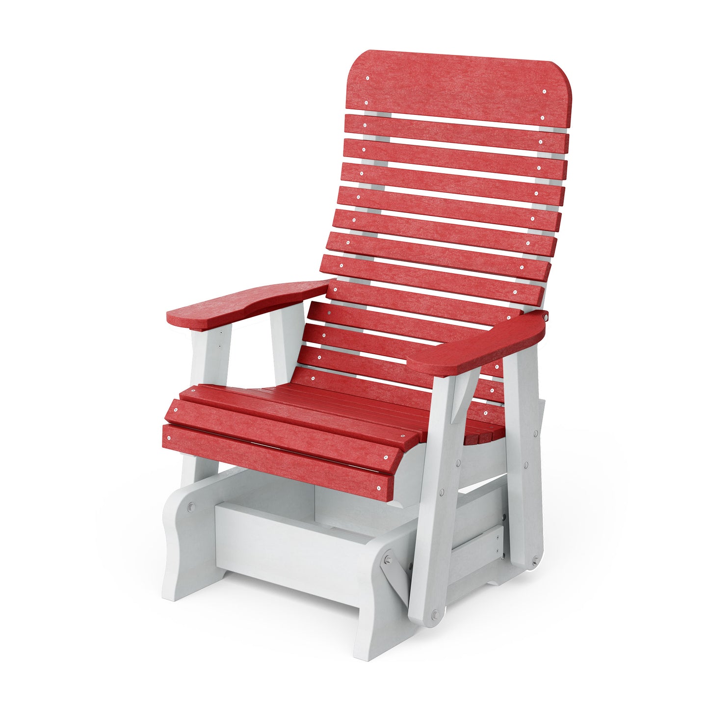 Wildridge Outdoor Recycled Plastic Single Signature Glider - LEAD TIME TO SHIP 4 TO 6 WEEKS