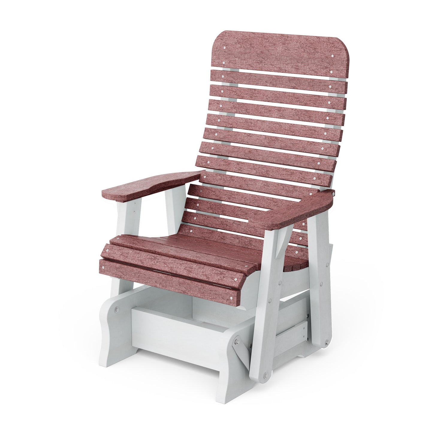 Wildridge Outdoor Recycled Plastic Single Signature Glider - LEAD TIME TO SHIP 4 TO 6 WEEKS