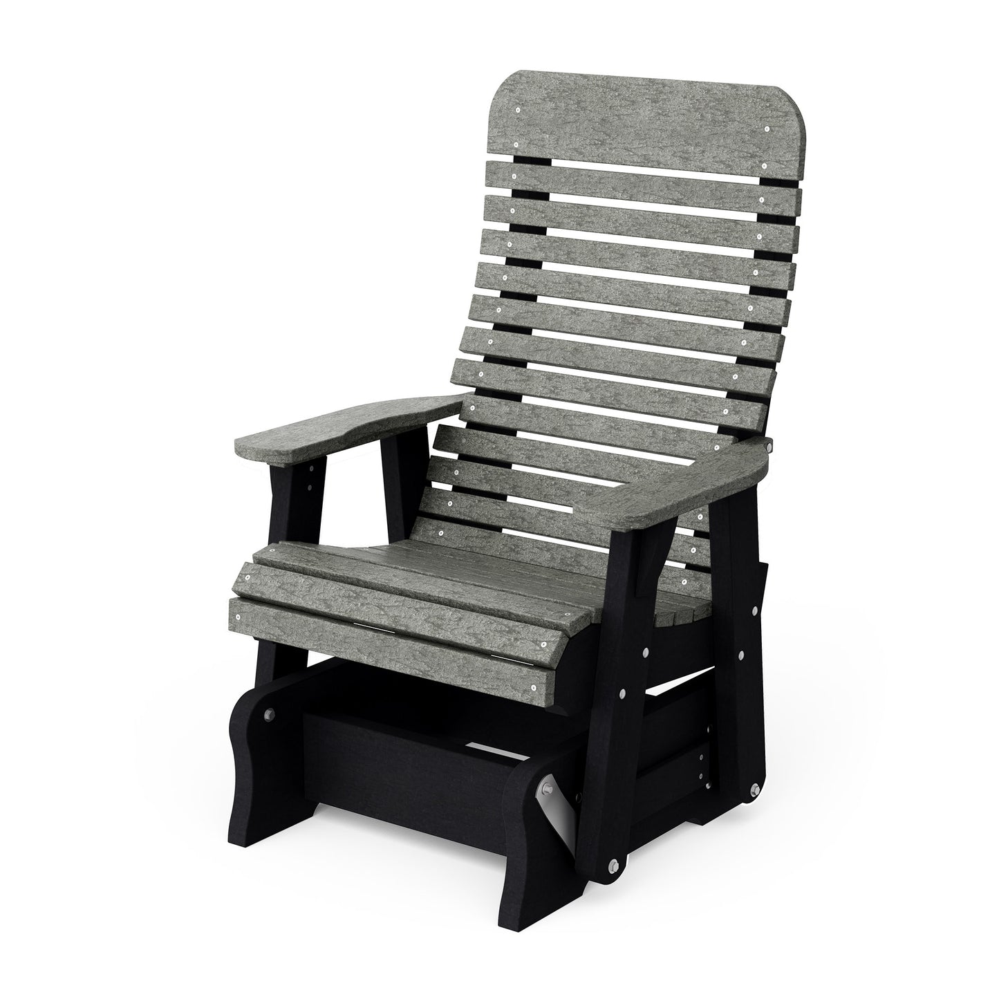 Wildridge Outdoor Recycled Plastic Single Signature Glider - LEAD TIME TO SHIP 4 TO 6 WEEKS