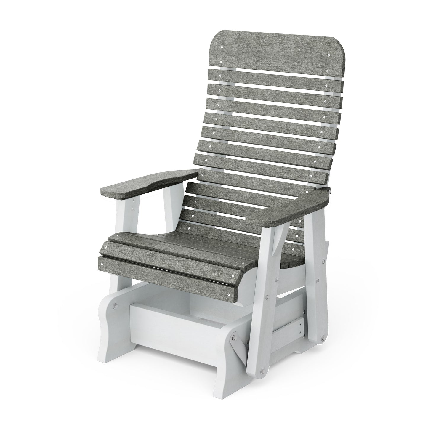 Wildridge Outdoor Recycled Plastic Single Signature Glider - LEAD TIME TO SHIP 4 TO 6 WEEKS