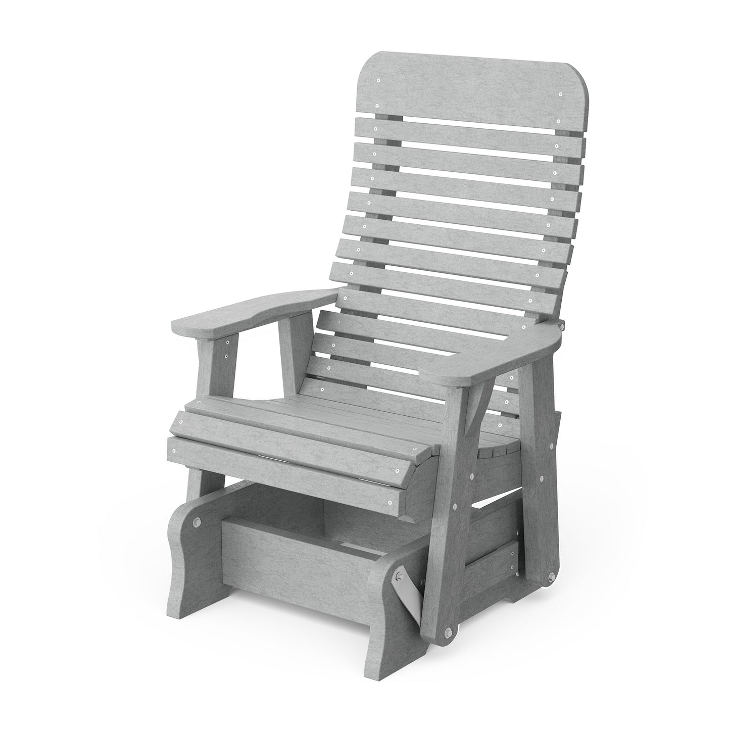 Wildridge Outdoor Recycled Plastic Single Signature Glider - LEAD TIME TO SHIP 4 TO 6 WEEKS