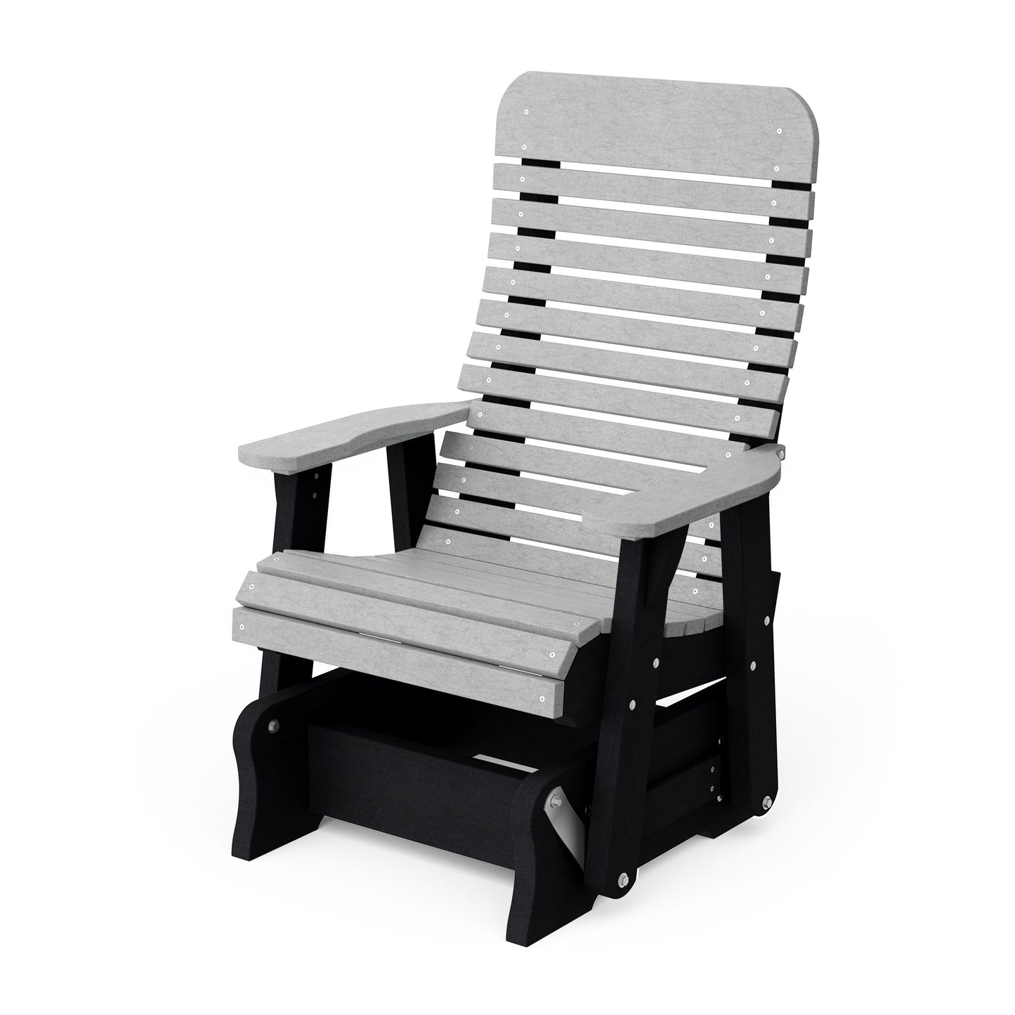 Wildridge Outdoor Recycled Plastic Single Signature Glider - LEAD TIME TO SHIP 4 TO 6 WEEKS
